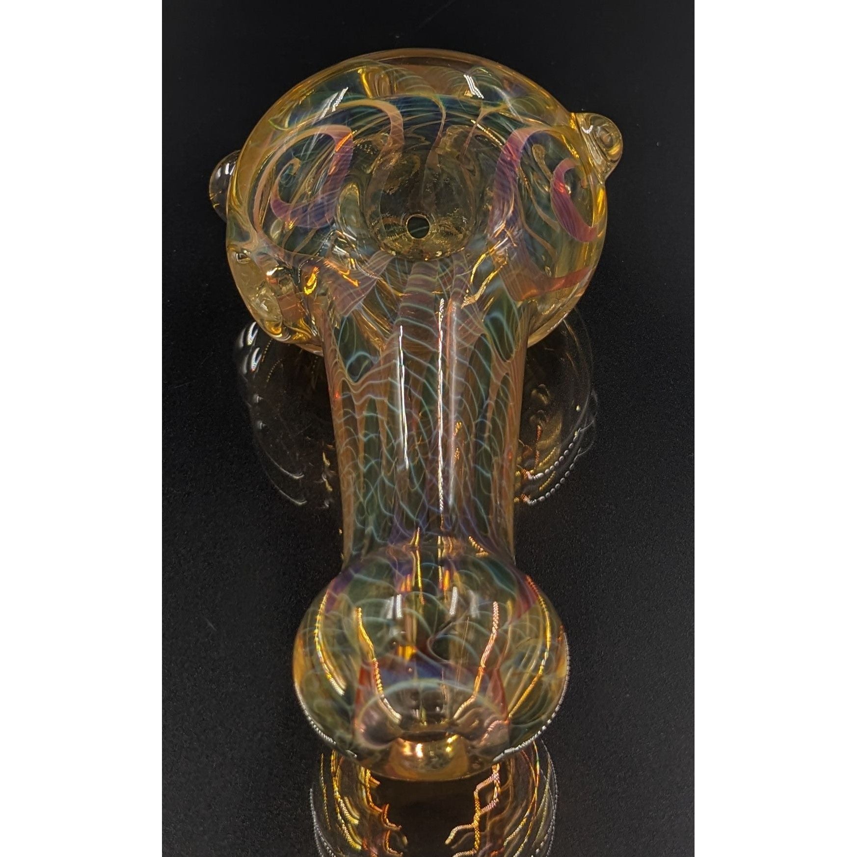 Glass Pipe | George E | Spoon | Double Layer | Web Tubes | Millenium Smoke Shop