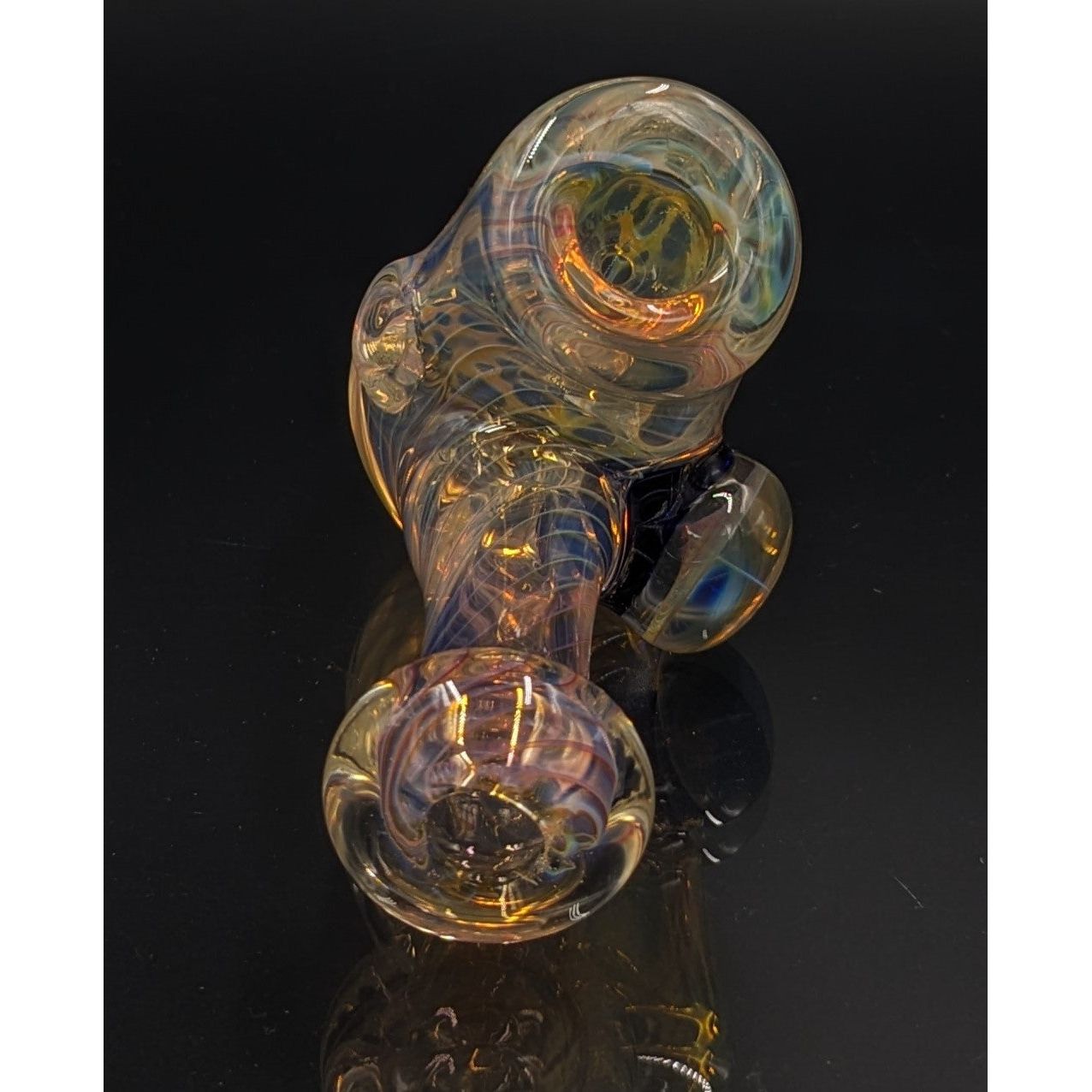 Glass Pipe | George E | Dry | Honeycomb | Marble | Millenium Smoke Shop