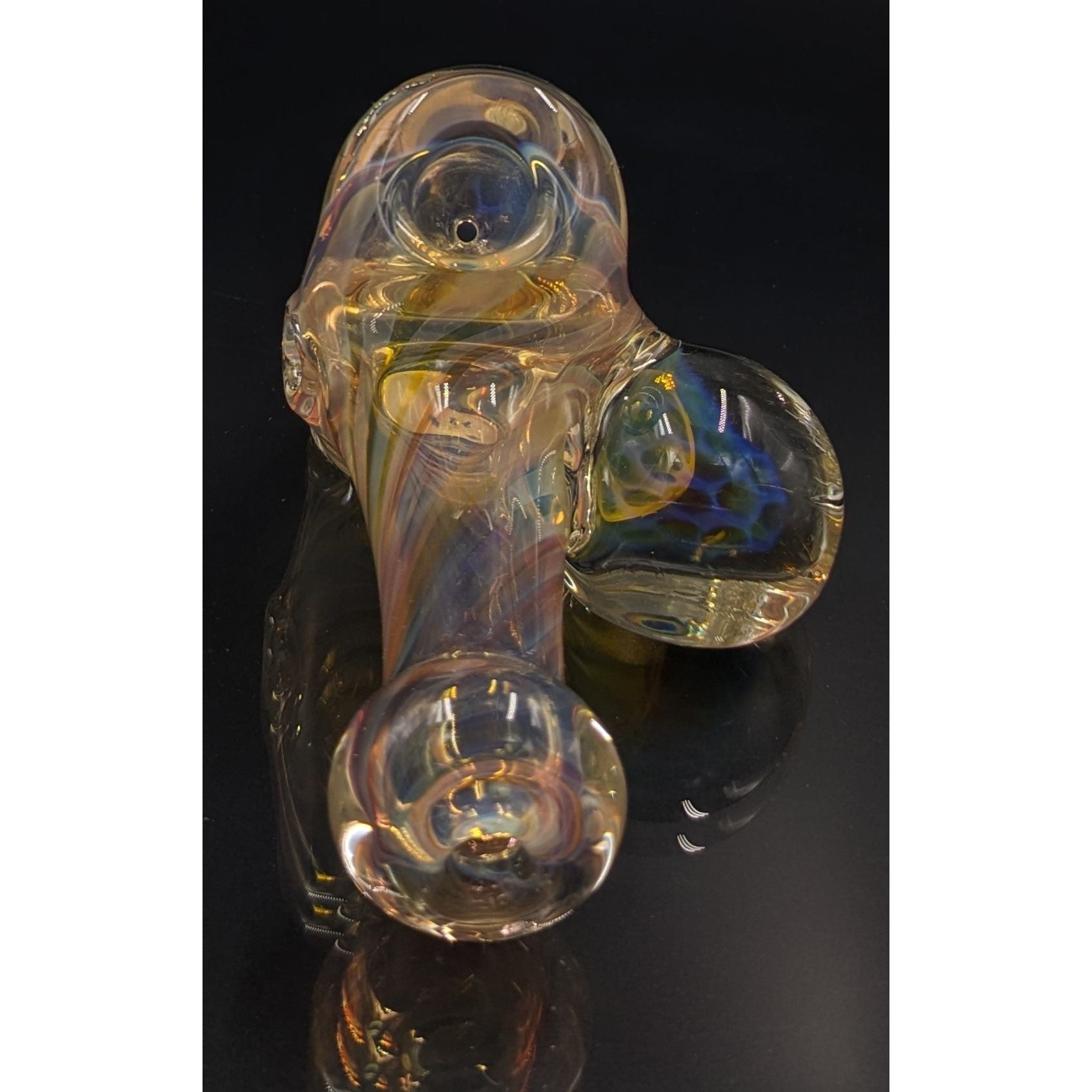 Glass Pipe | George E | Dry | Honeycomb | Marble | Millenium Smoke Shop