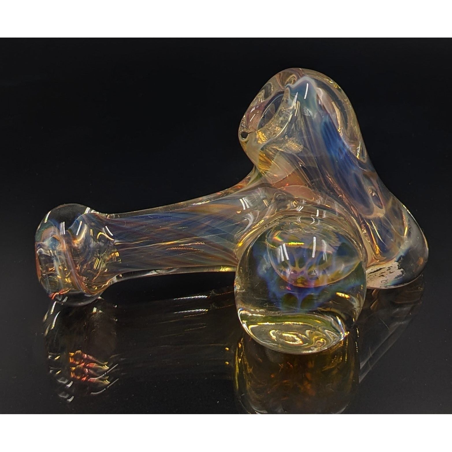 Glass Pipe | George E | Dry | Honeycomb | Marble | Millenium Smoke Shop