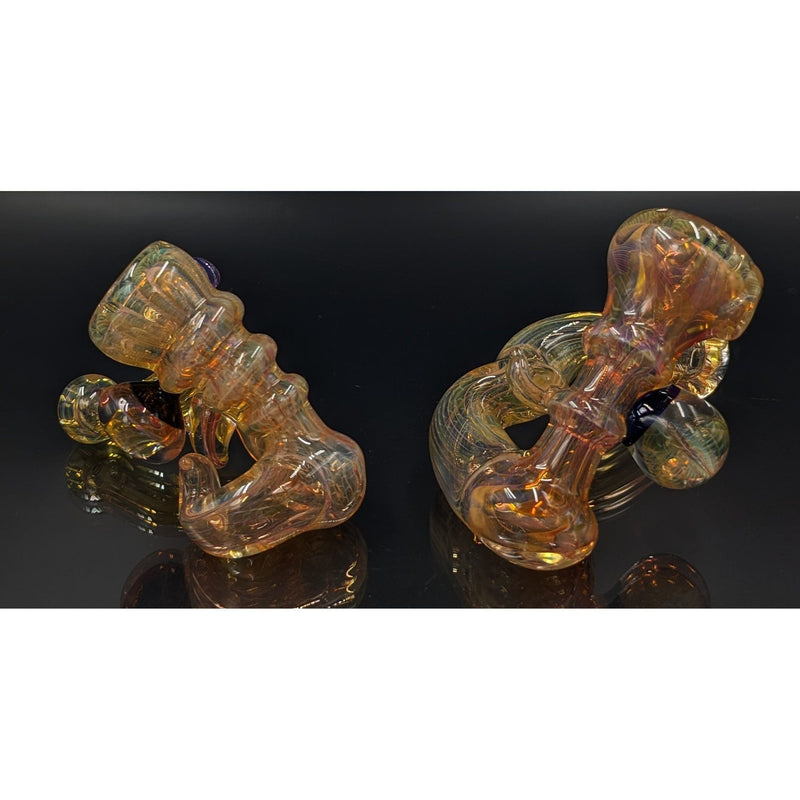 Glass Pipe | George E | Abstract w/ Marble | Millenium Smoke Shop
