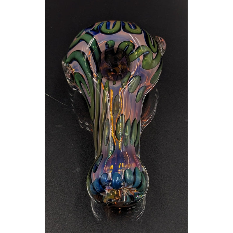 Glass Pipe | George E | Spoon | Colored Tube | Millenium Smoke Shop
