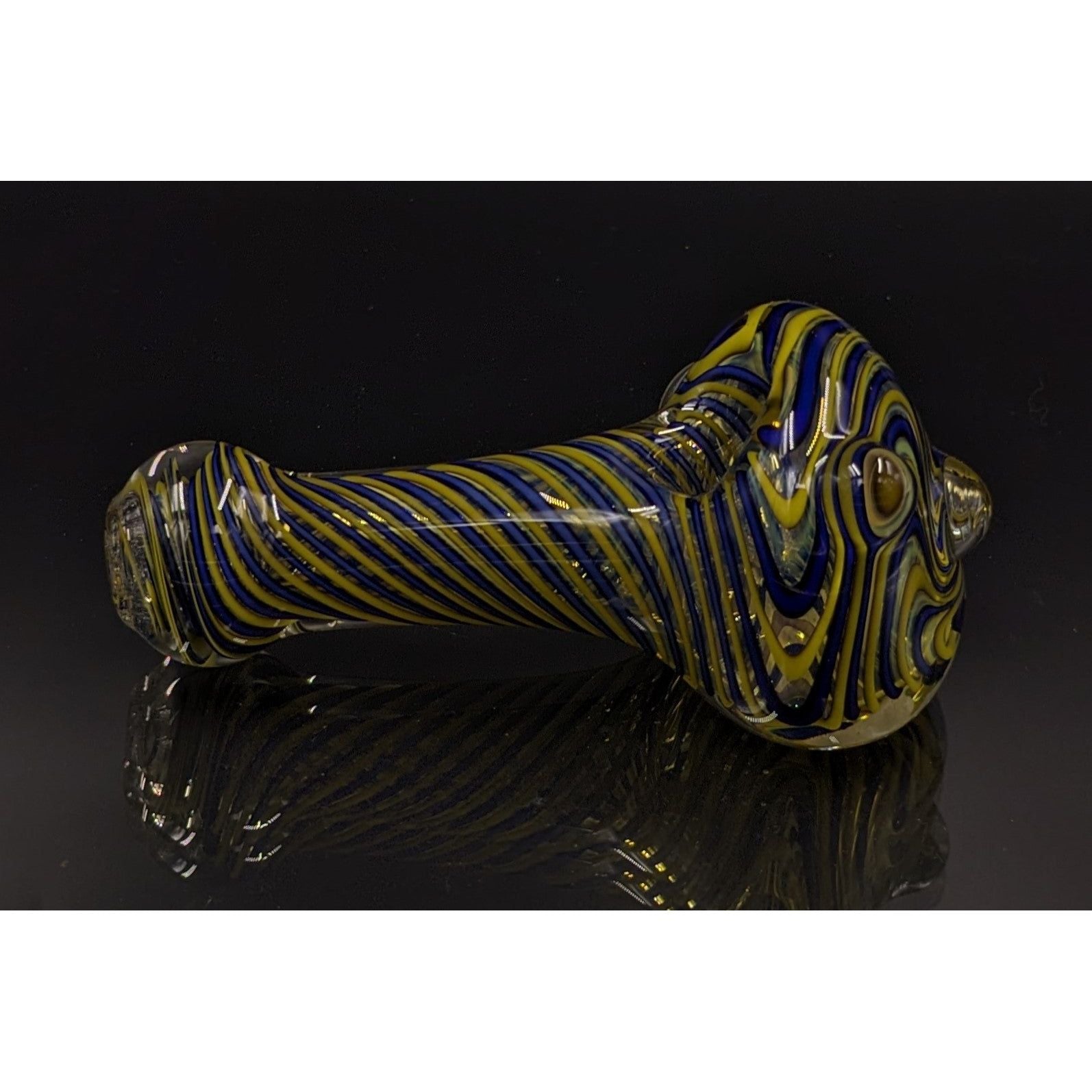 Glass Pipe | George E | Spoon | Colored Tube | Millenium Smoke Shop