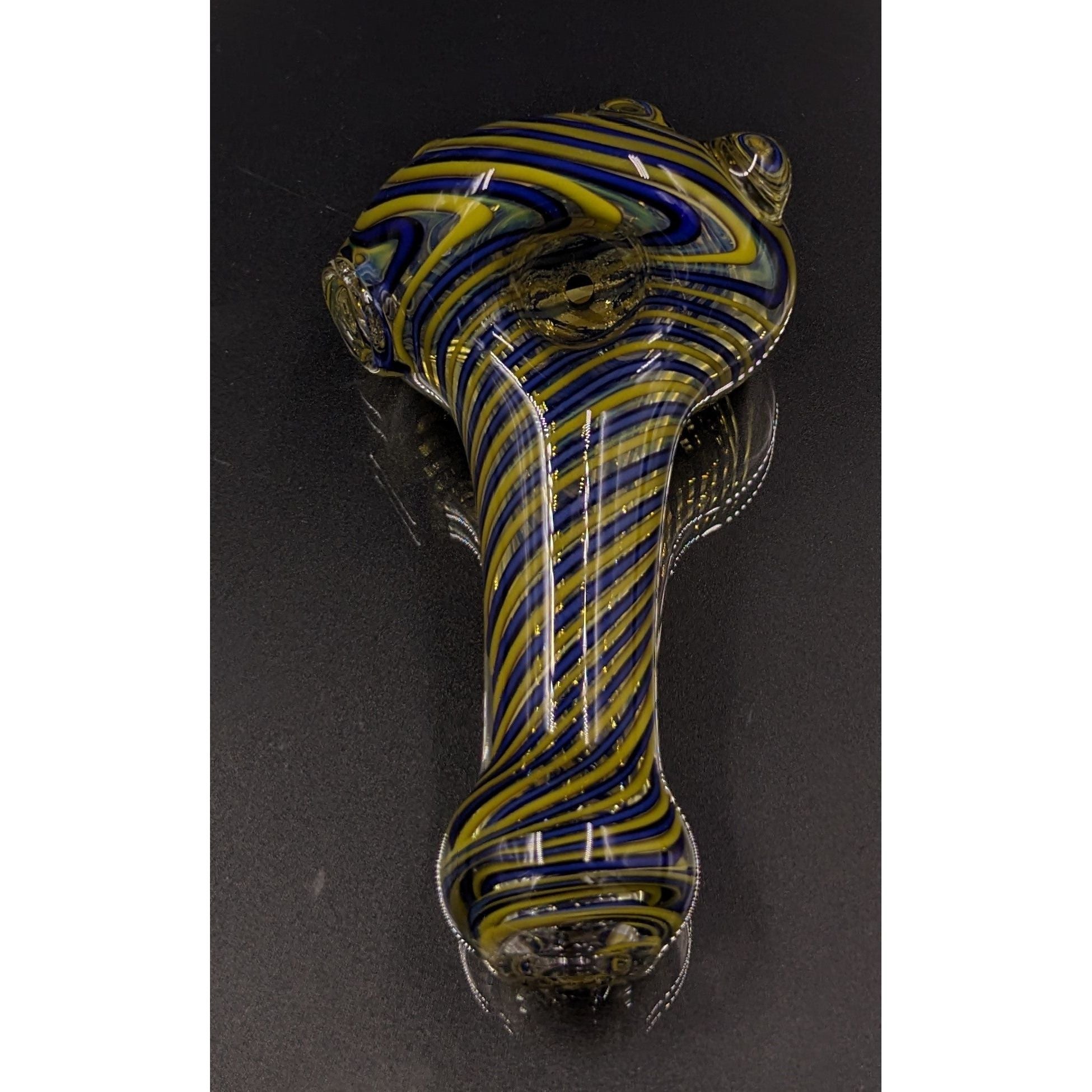 Glass Pipe | George E | Spoon | Colored Tube | Millenium Smoke Shop