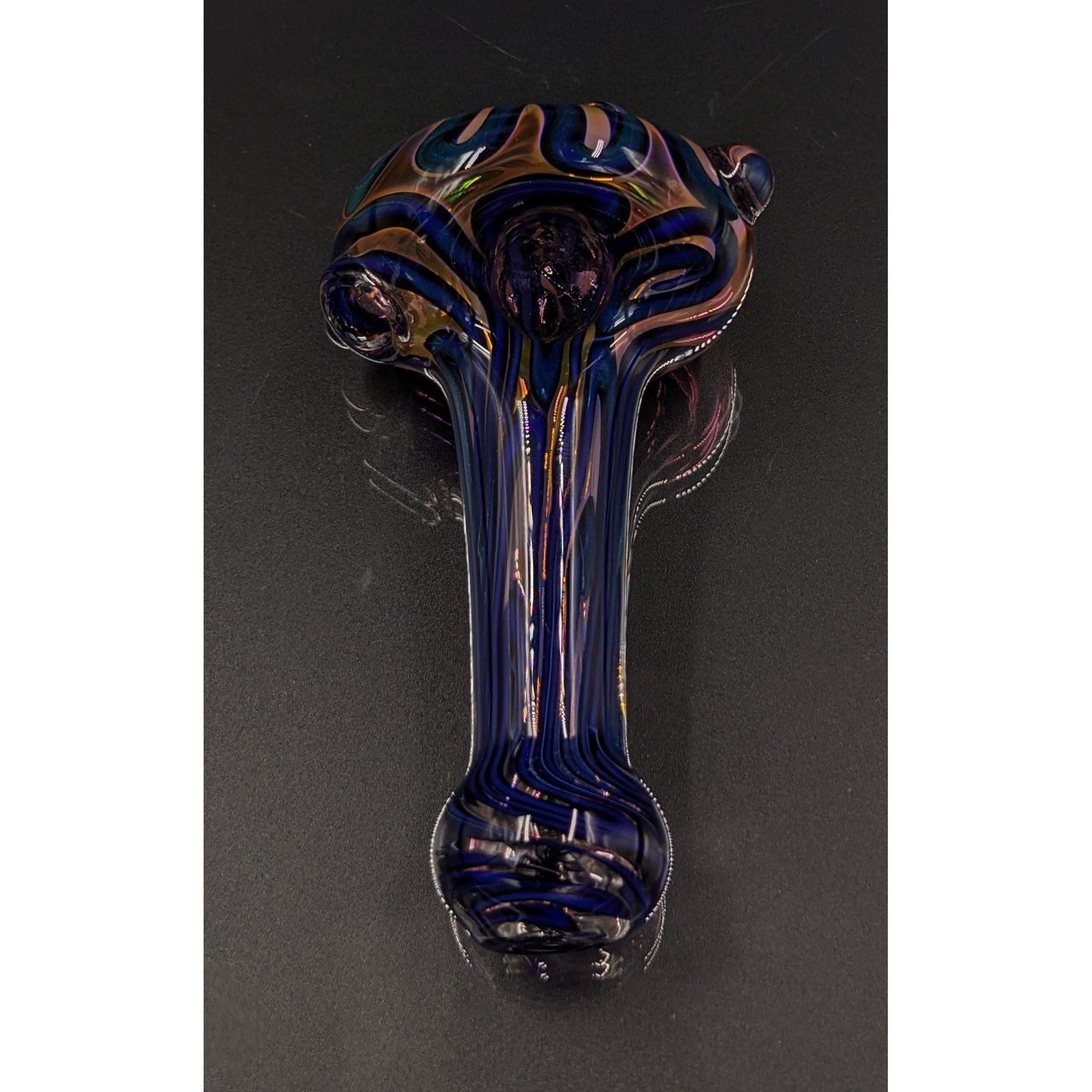 Glass Pipe | George E | Spoon | Colored Tube | Millenium Smoke Shop