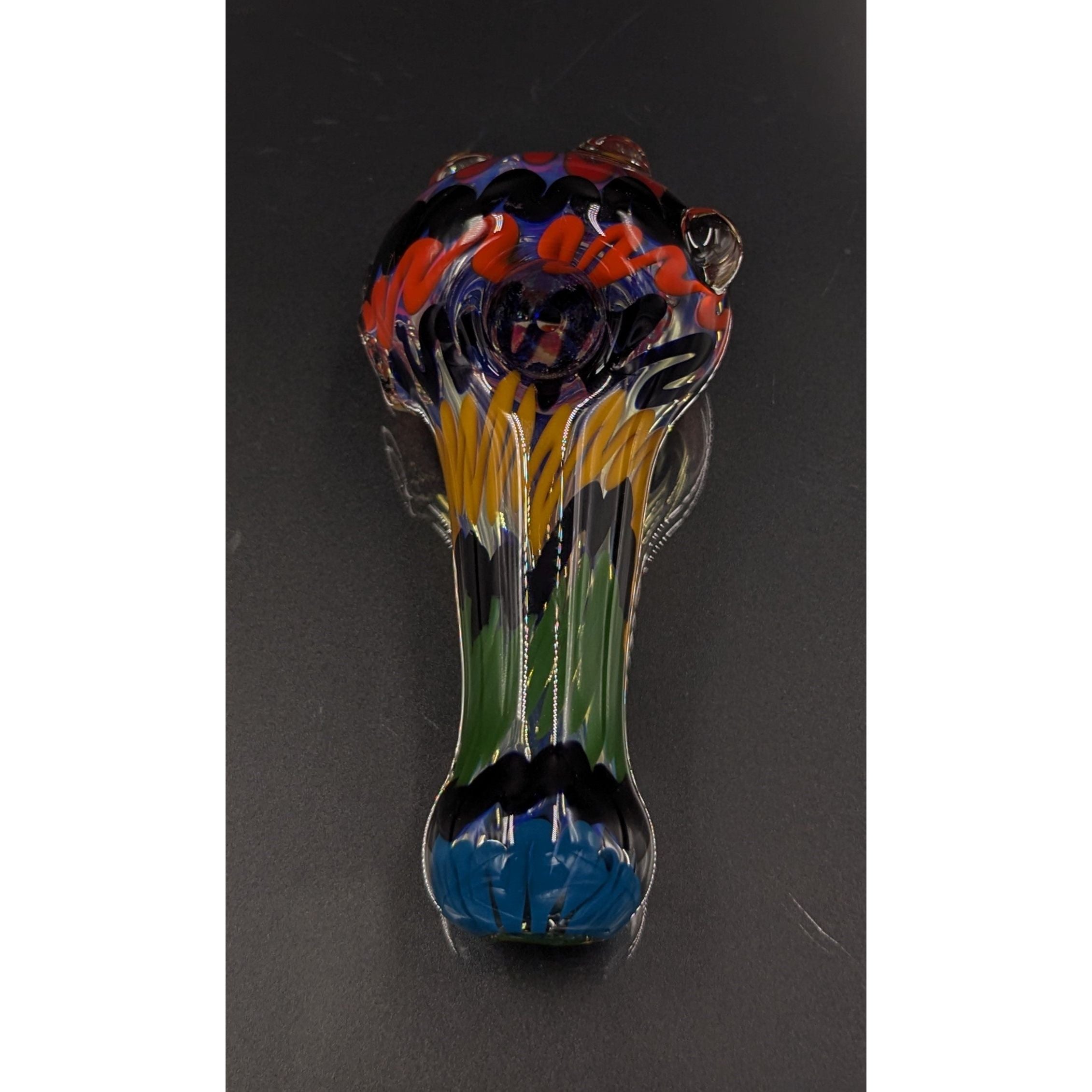 Glass Pipe | George E | Spoon | Colored Tube | Millenium Smoke Shop