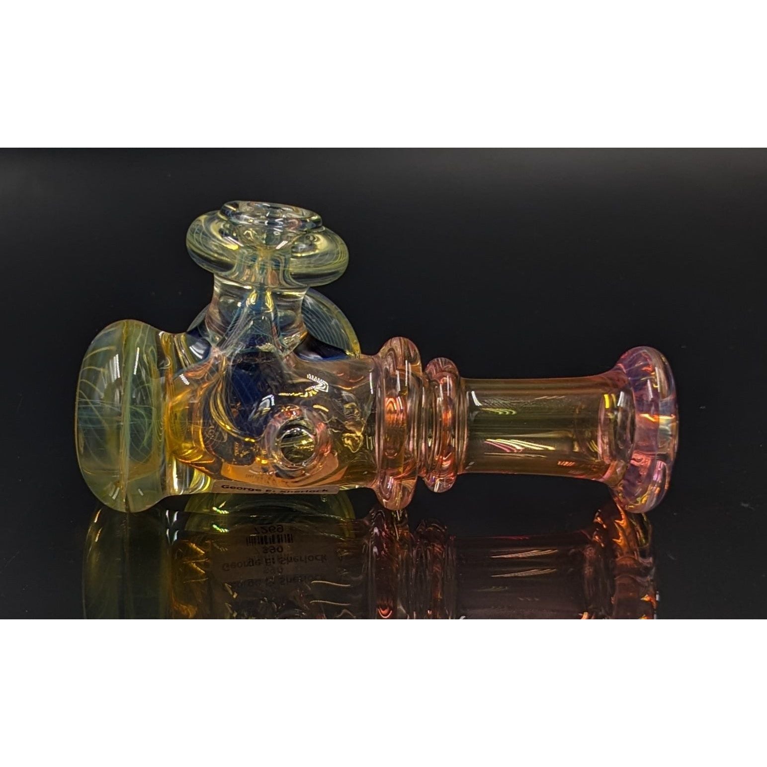 Glass Pipe | George E | Peace Pipe | Marble | Millenium Smoke Shop