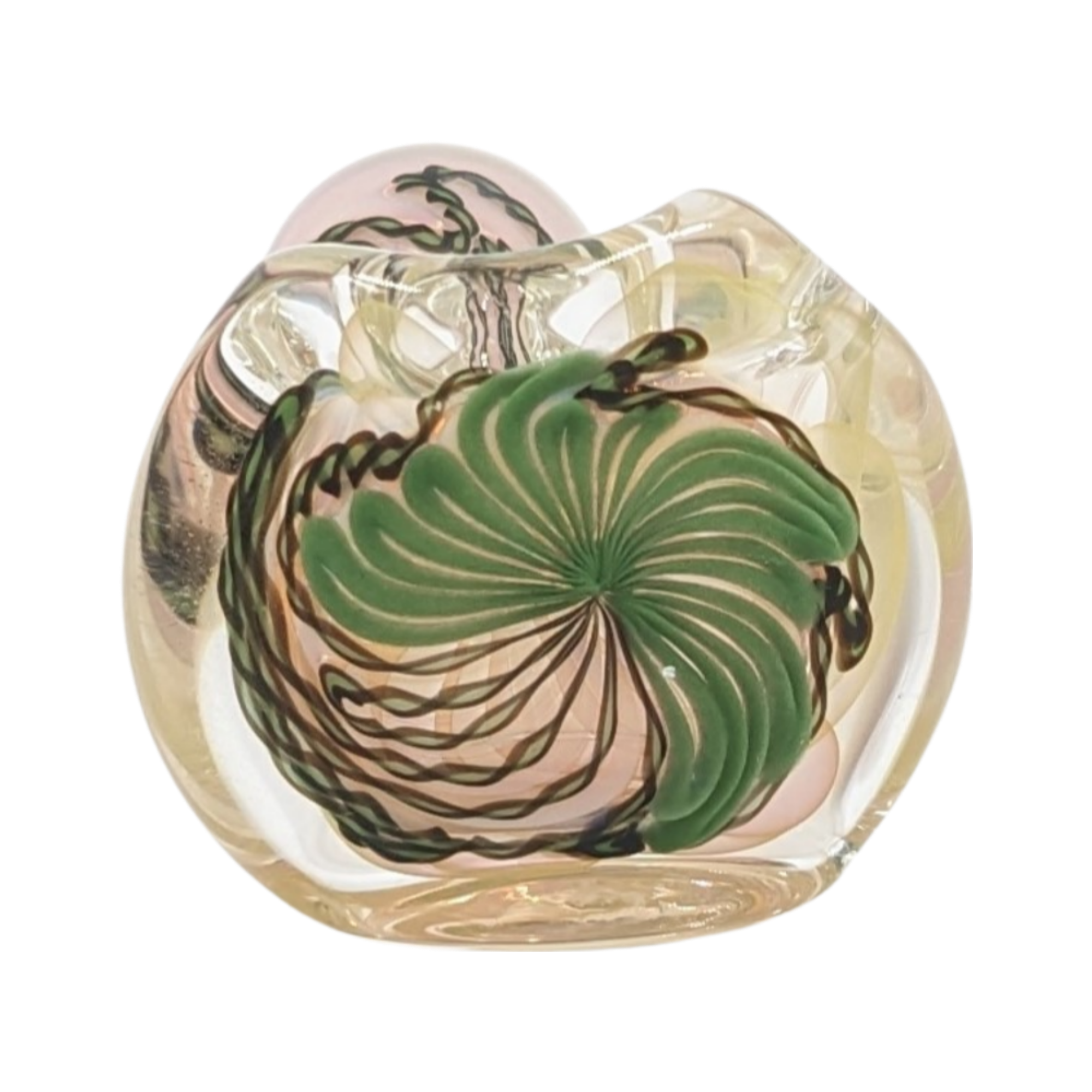 Glass Pipe | Talent Glass Works | Spoon | Solid Cane Strip | SCSS | Millenium Smoke Shop