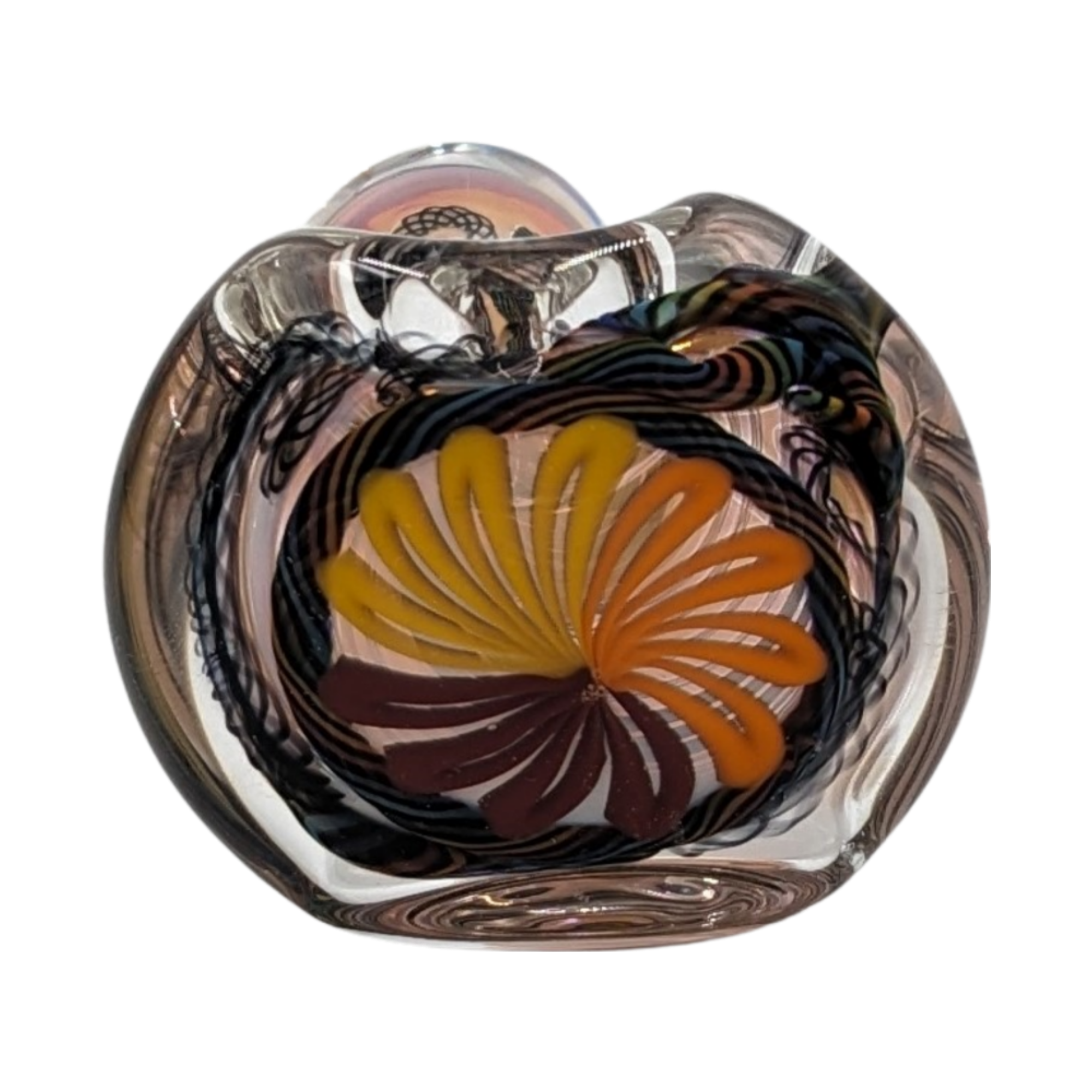 Glass Pipe | Talent Glass Works | Spoon | Solid Cane with Lattice | SDCS | Millenium Smoke Shop