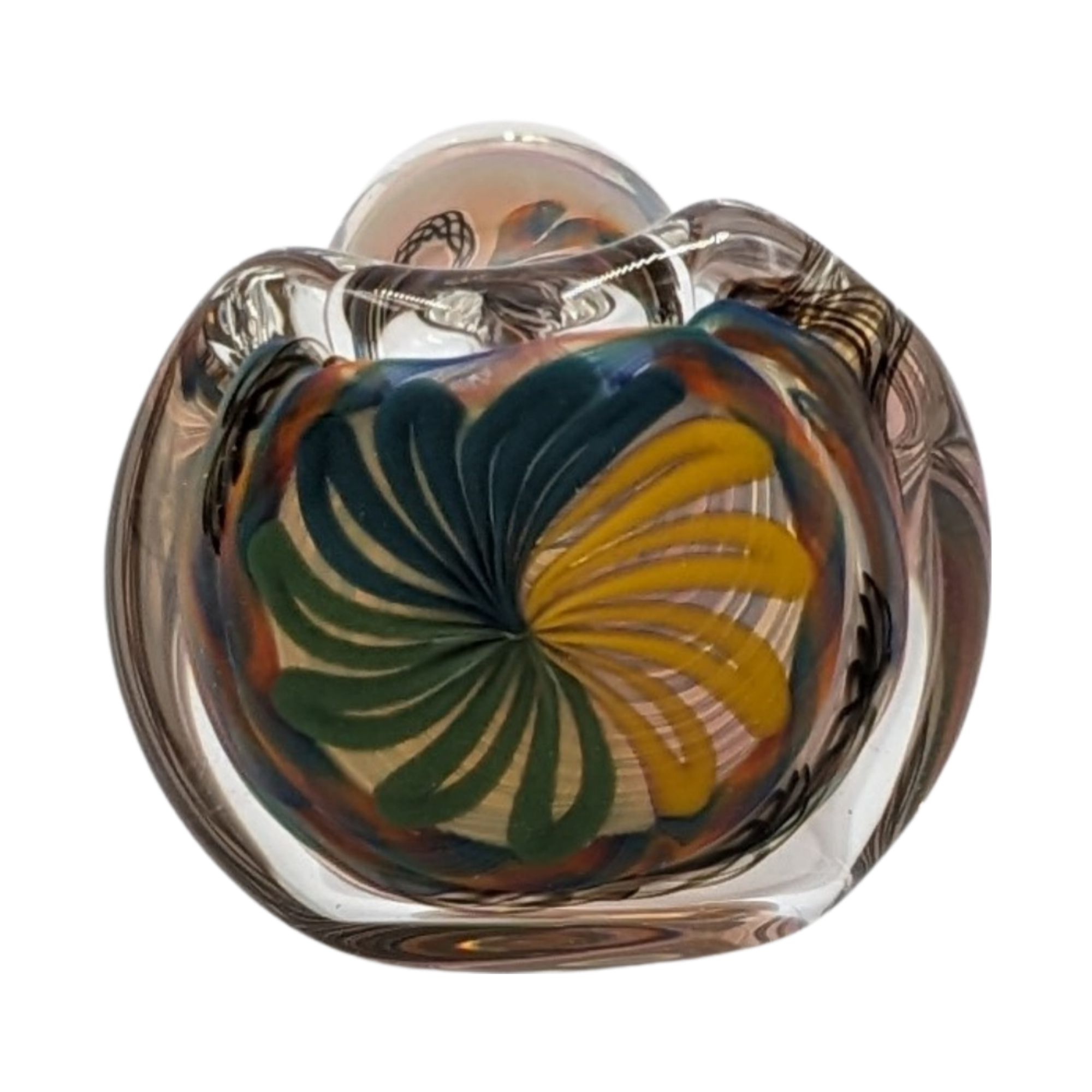 Glass Pipe | Talent Glass Works | Spoon | Solid Cane with Lattice | SDCS | Millenium Smoke Shop