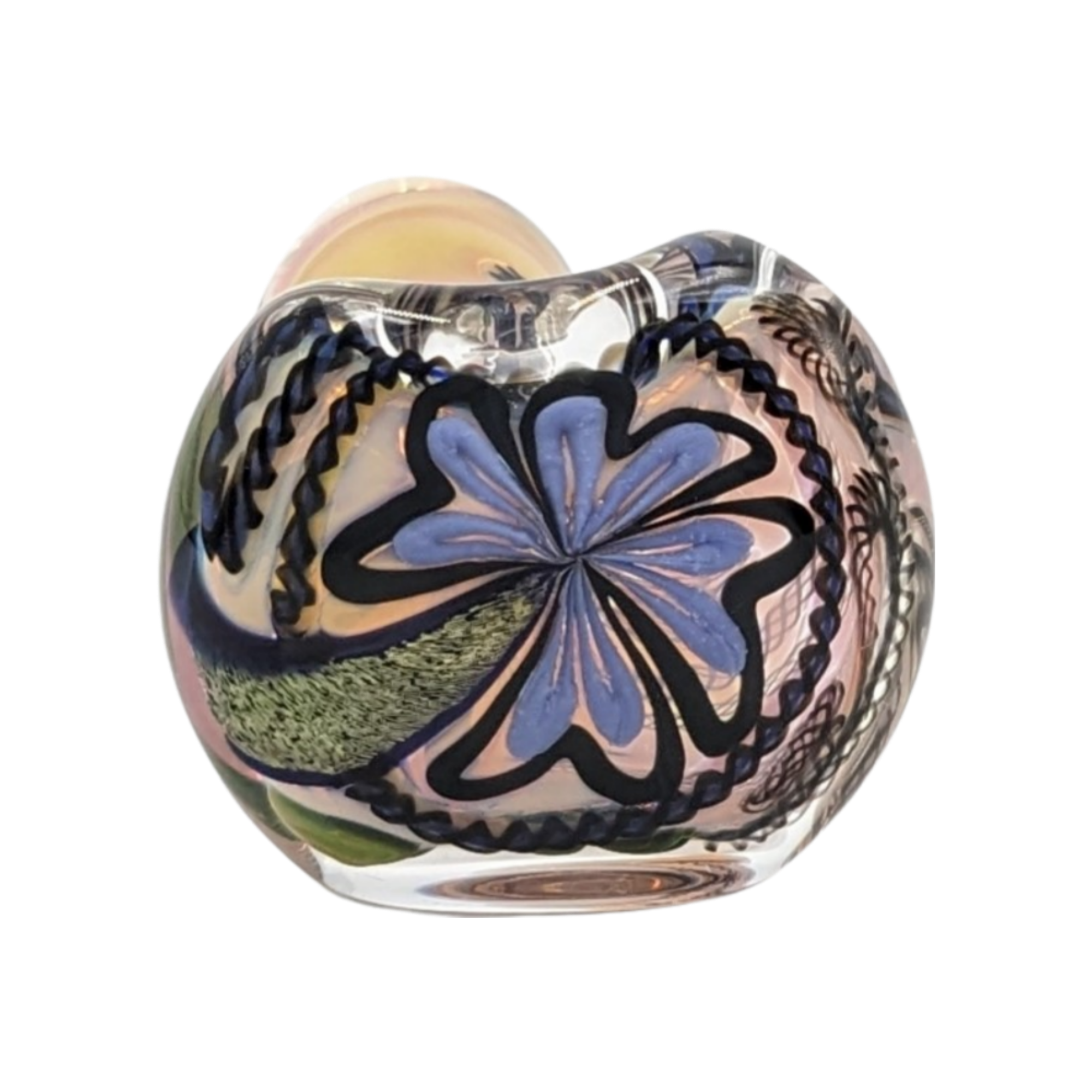 Glass Pipe | Talent Glass Works | Spoon | One Dichro Strip | 1Strip | Millenium Smoke Shop