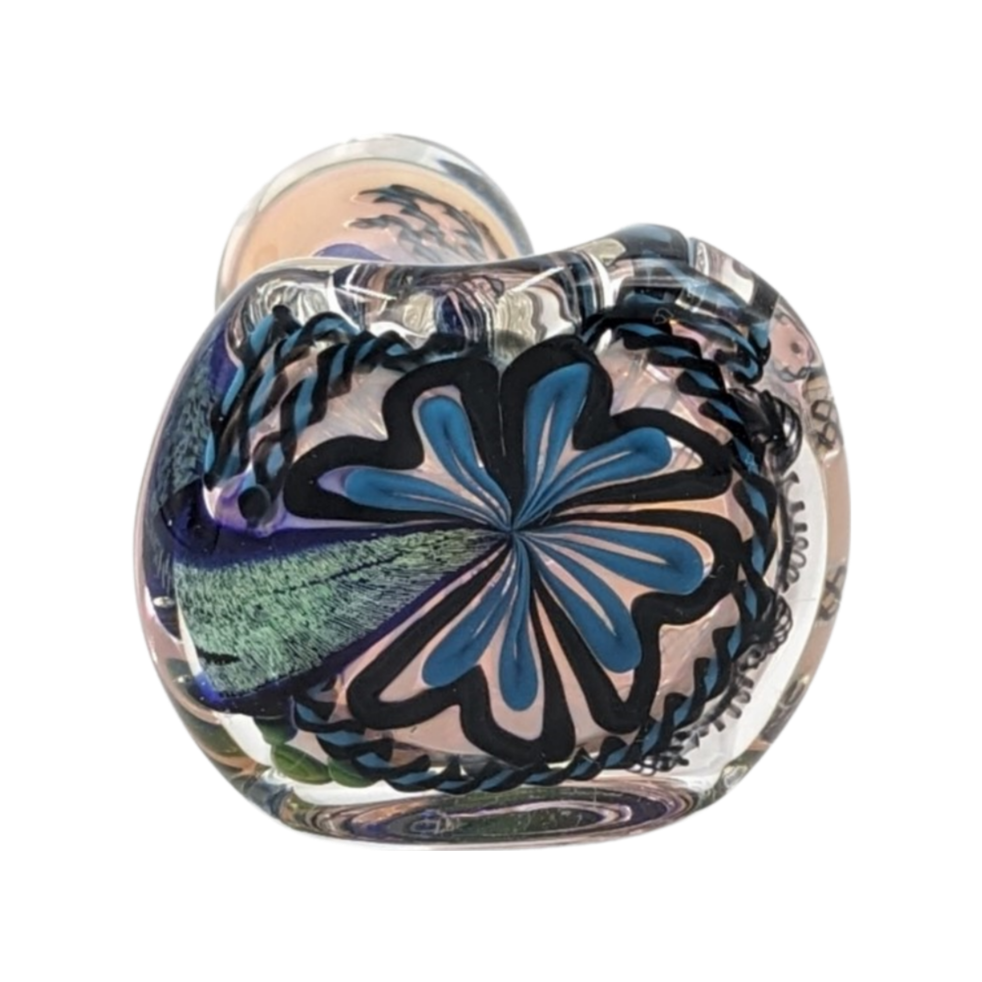 Glass Pipe | Talent Glass Works | Spoon | One Dichro Strip | 1Strip | Millenium Smoke Shop