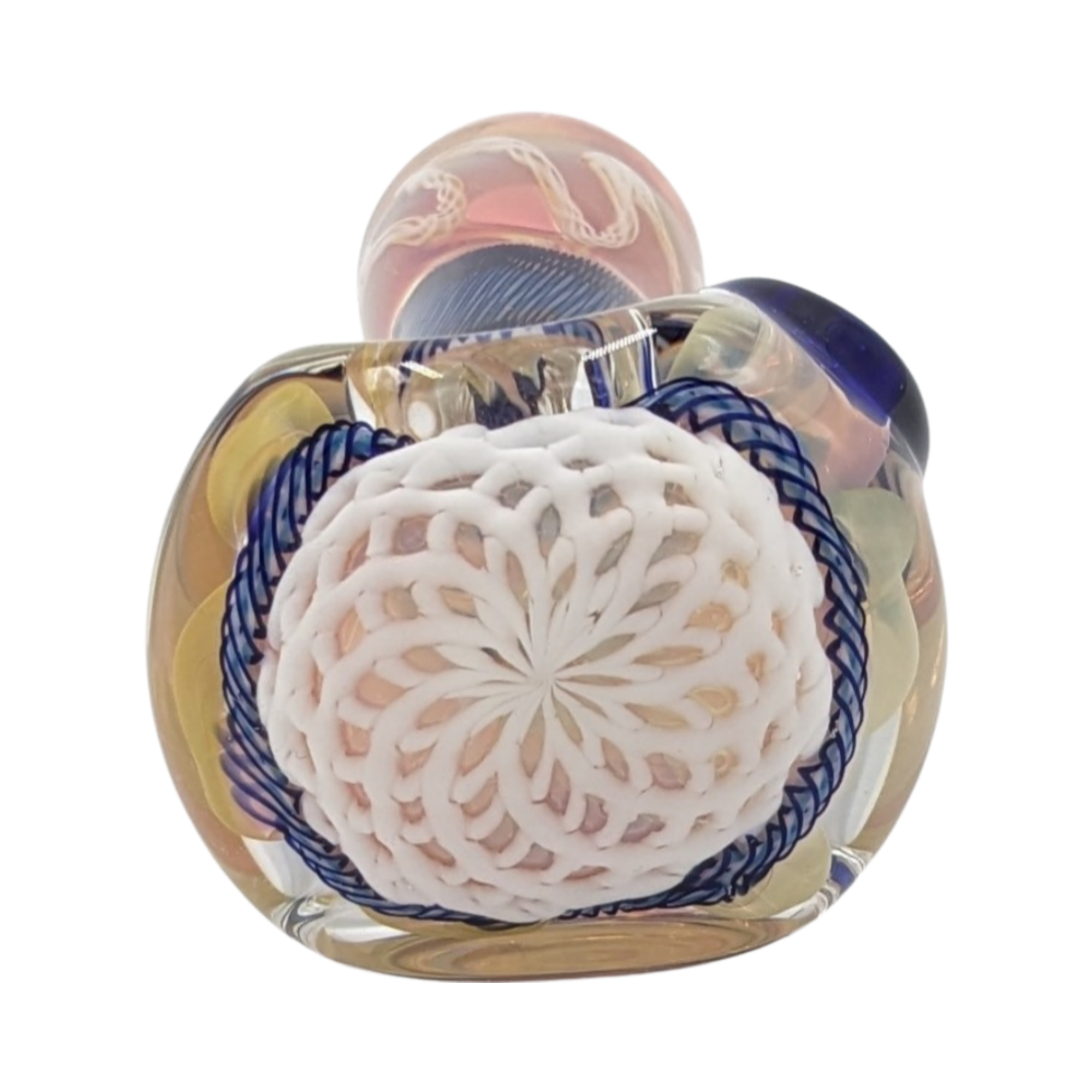 Glass Pipe | Talent Glass Works | Spoon | White Head Reticello | WHRS | Millenium Smoke Shop