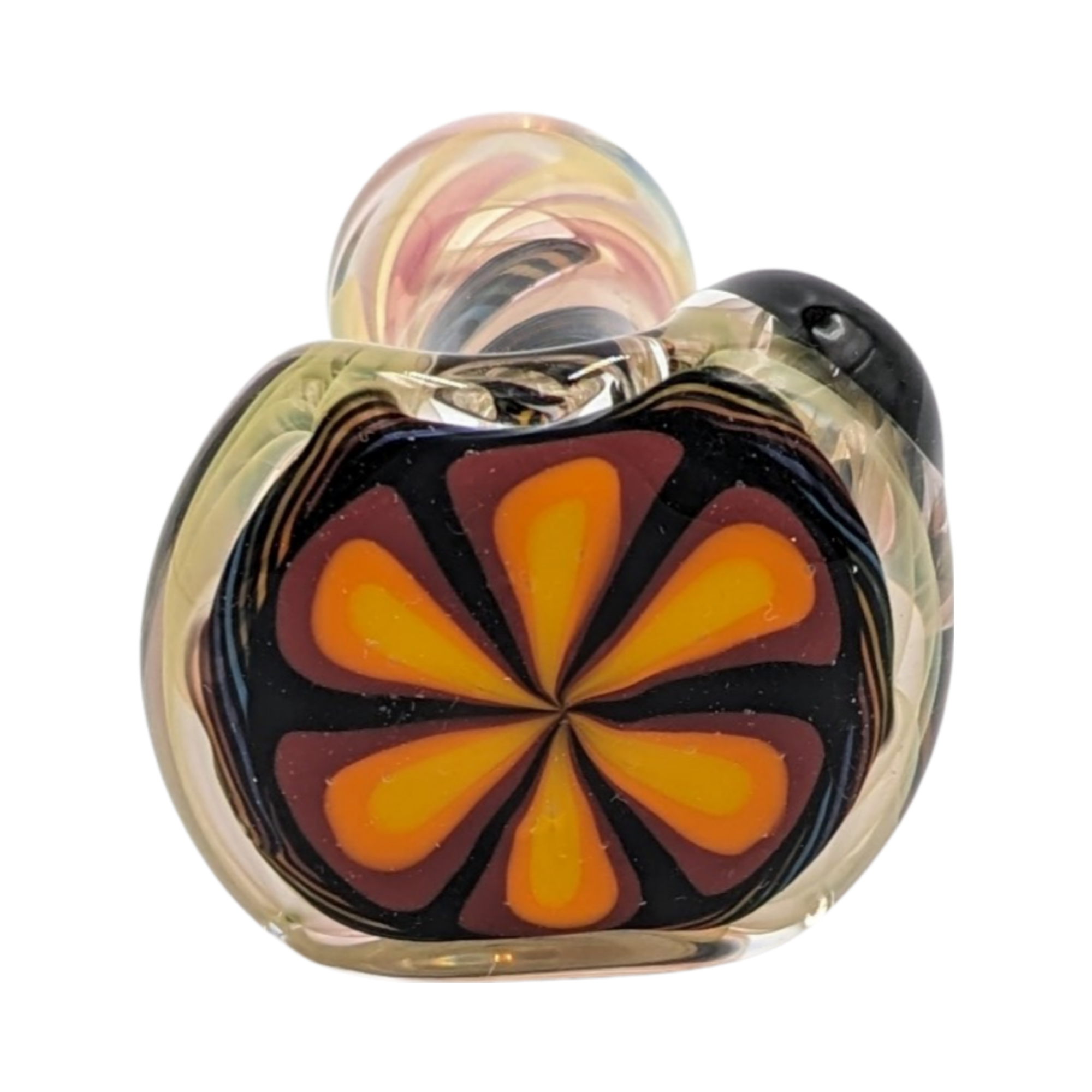 Glass Pipe | Talent Glass Works | Spoon | Color Flower | COFLSP | Millenium Smoke Shop