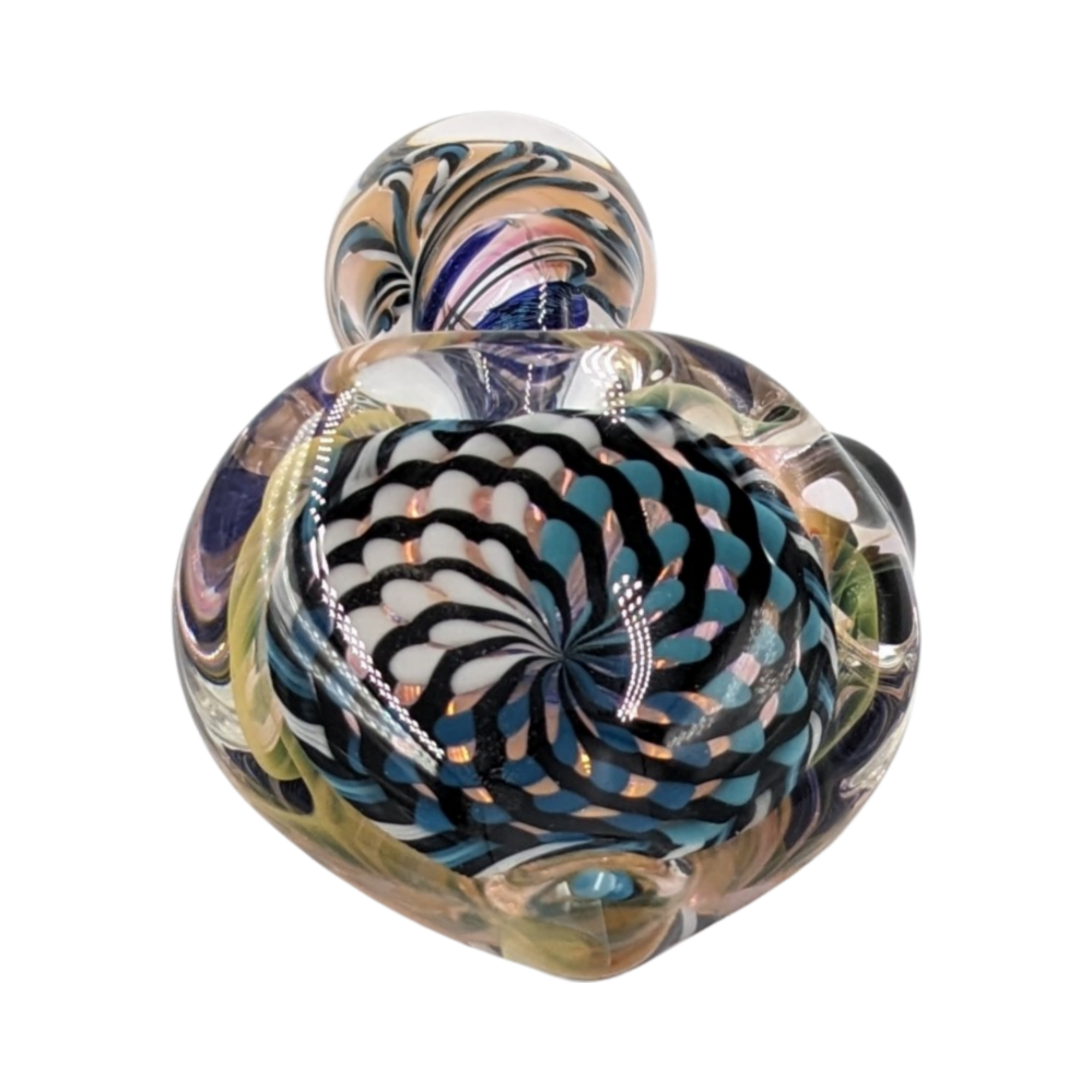 Glass Pipe | Talent Glass Works | Sherlock | Reticello w/ Dichro | DIRETSH | Millenium Smoke Shop