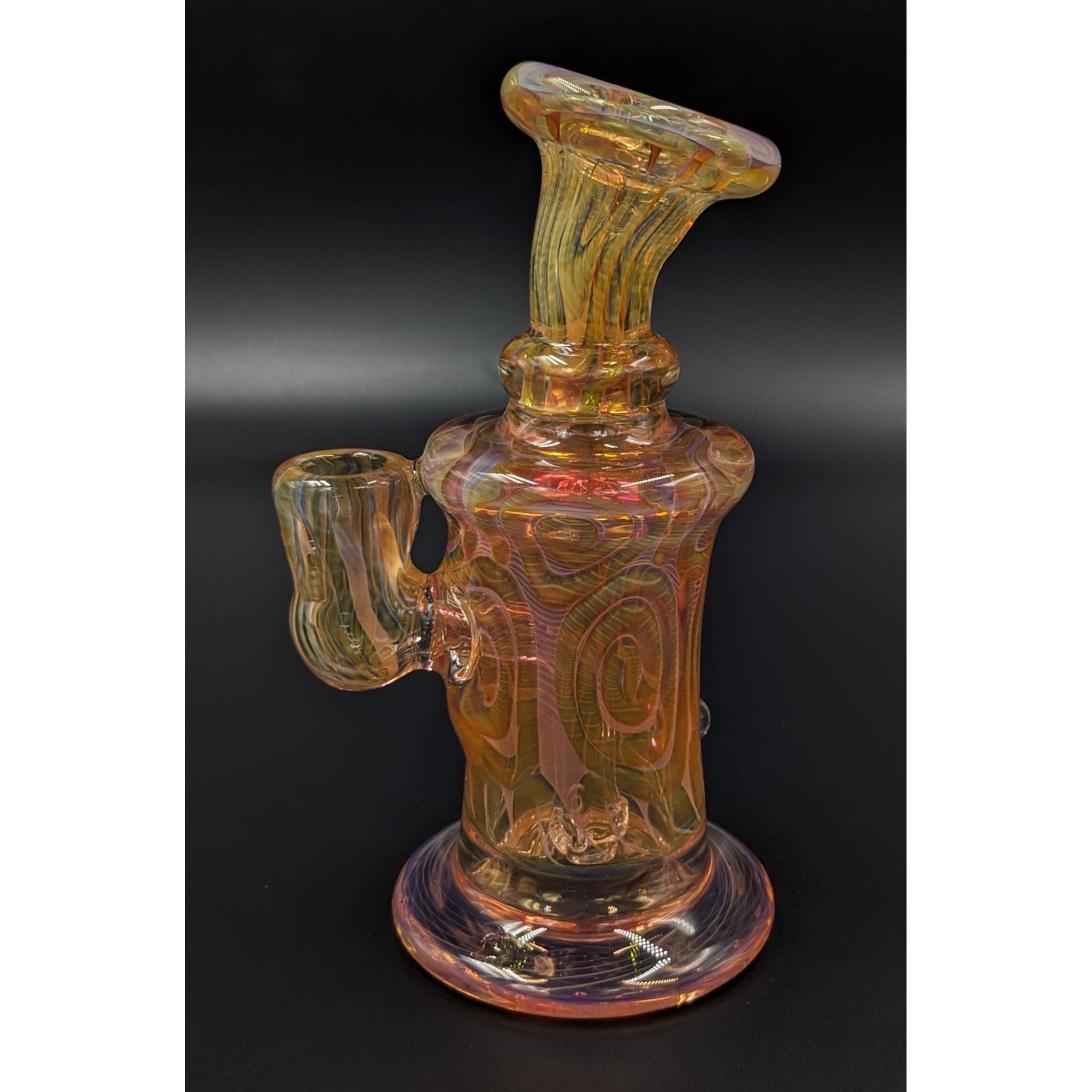 Rig | George E | Double Layer | Gold and Silver Fume | With Logo | Millenium Smoke Shop