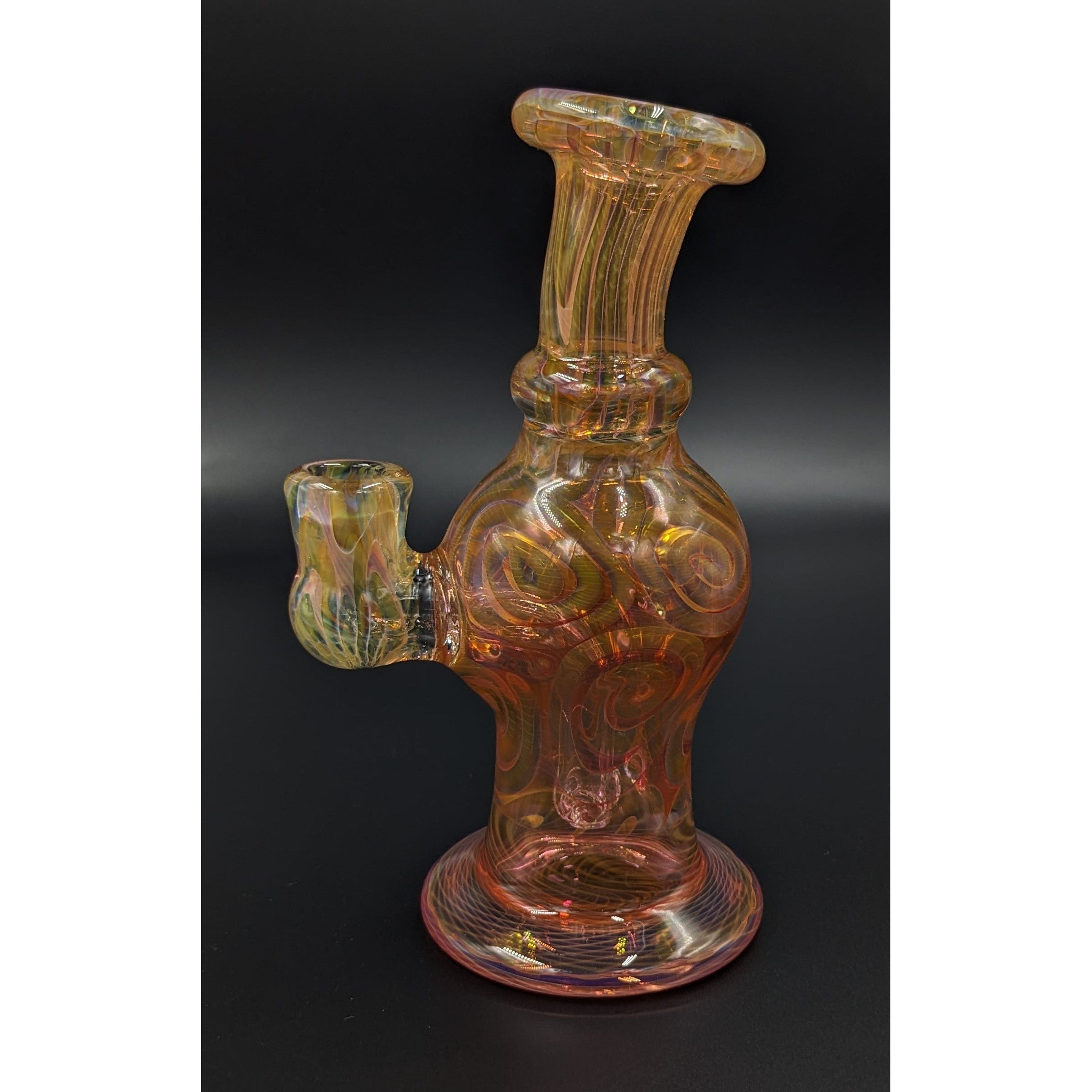 Rig | George E | Double Layer | Gold and Silver Fume | With Logo | Millenium Smoke Shop