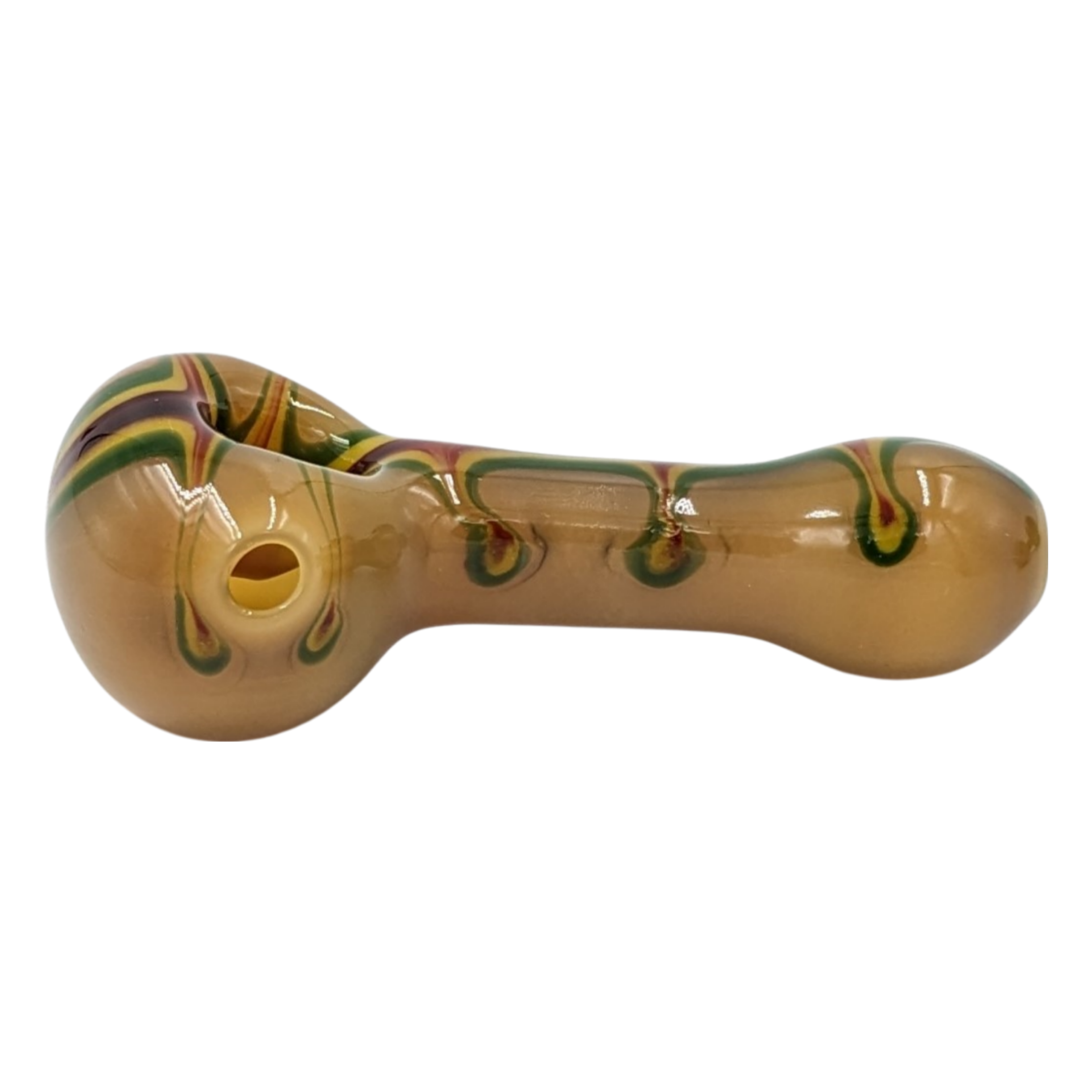 Glass Pipe | Realazation Glass | Spoon | Colored Drip | Millenium Smoke Shop