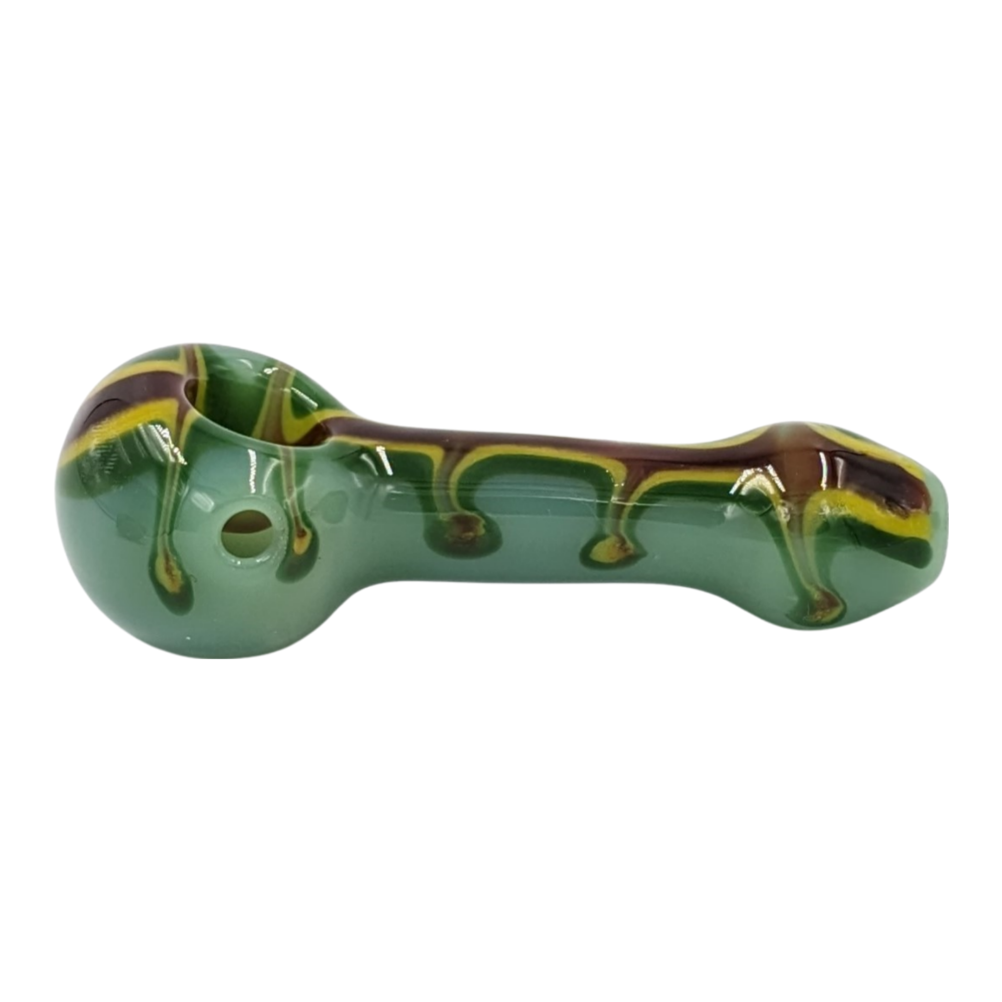 Glass Pipe | Realazation Glass | Spoon | Colored Drip | Millenium Smoke Shop