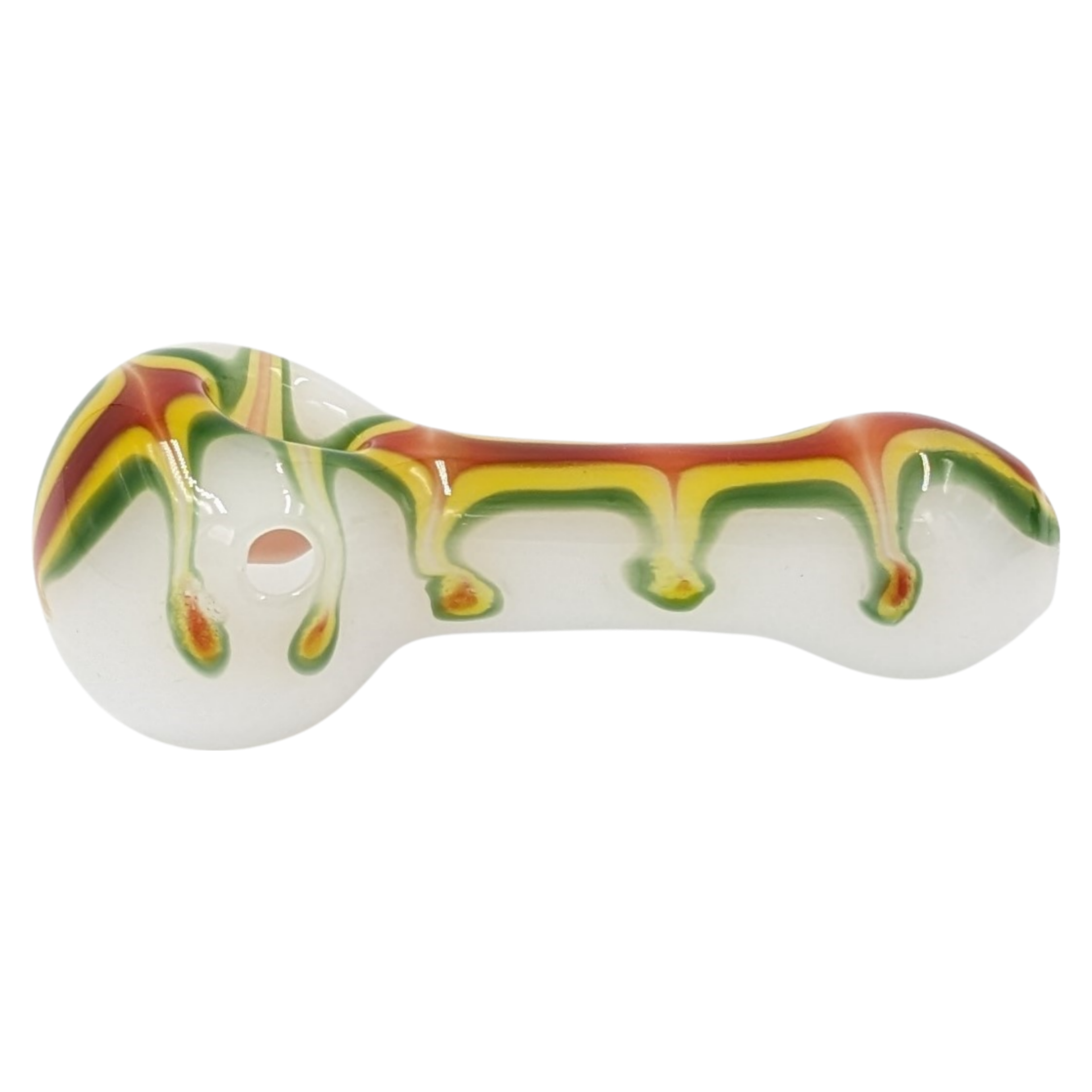 Glass Pipe | Realazation Glass | Spoon | Colored Drip | Millenium Smoke Shop