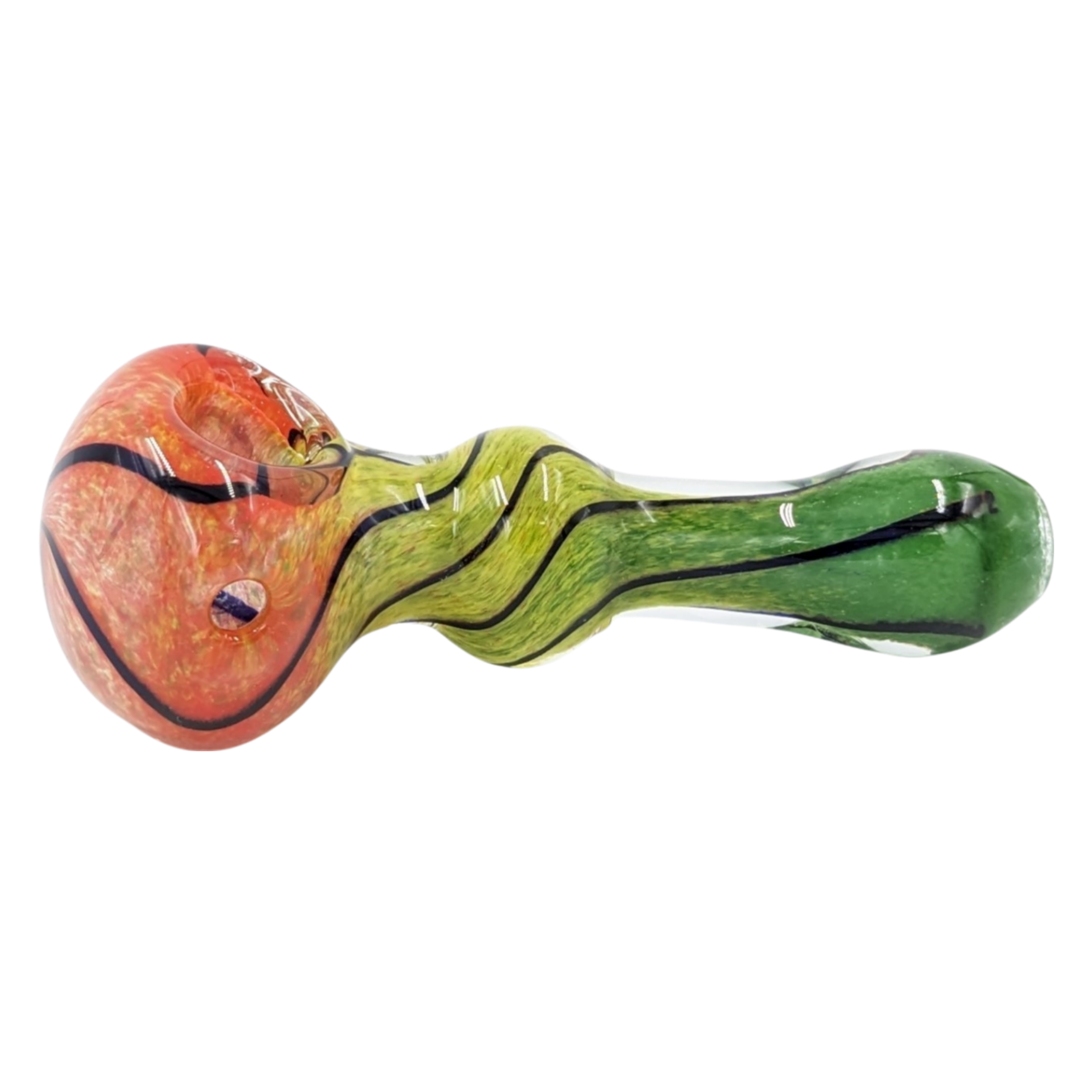 Glass Pipe | Realazation Glass | Spoon | Parrot Frit | Millenium Smoke Shop
