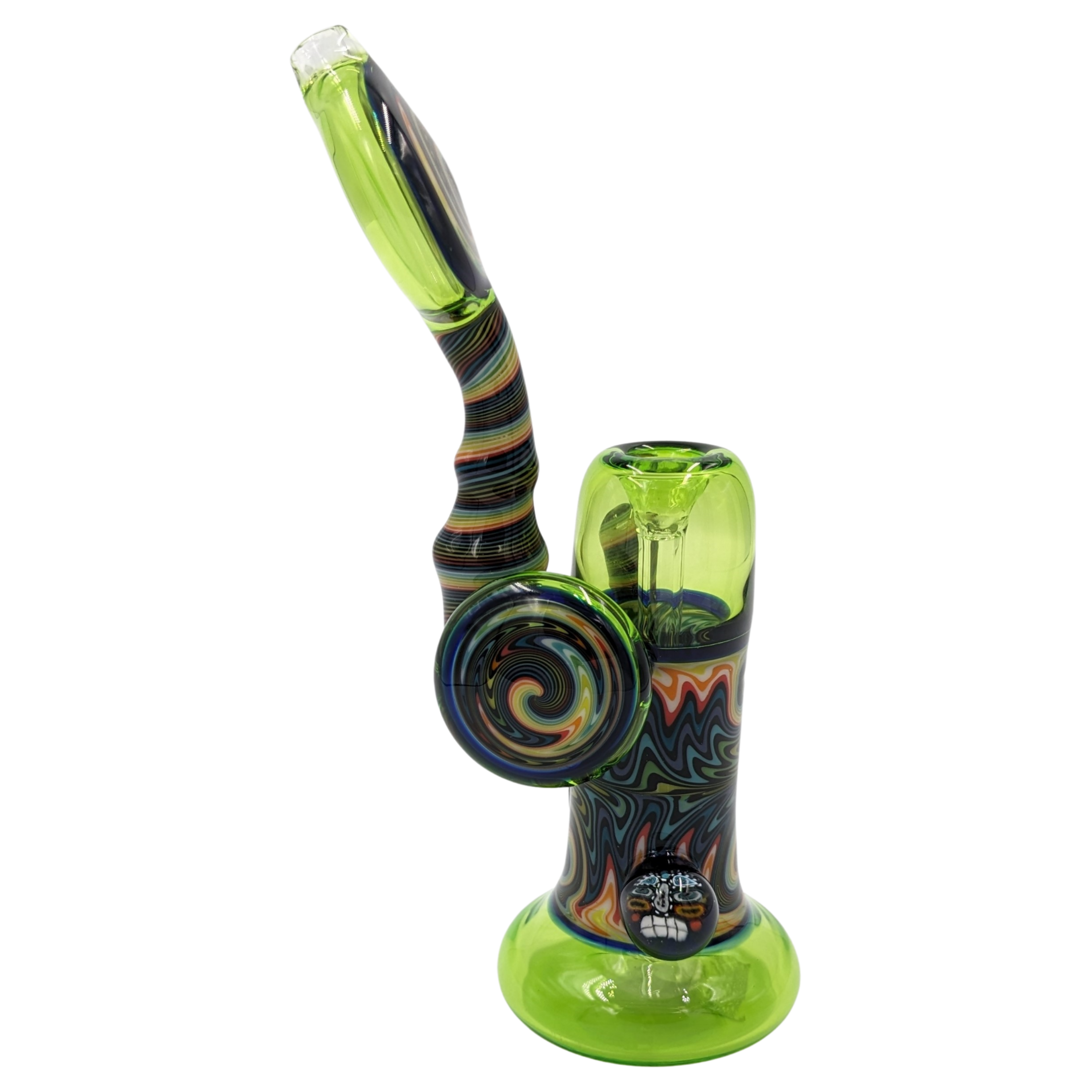 Bubbler | Realazation Glass| Reversal Line Work | Millenium Smoke Shop