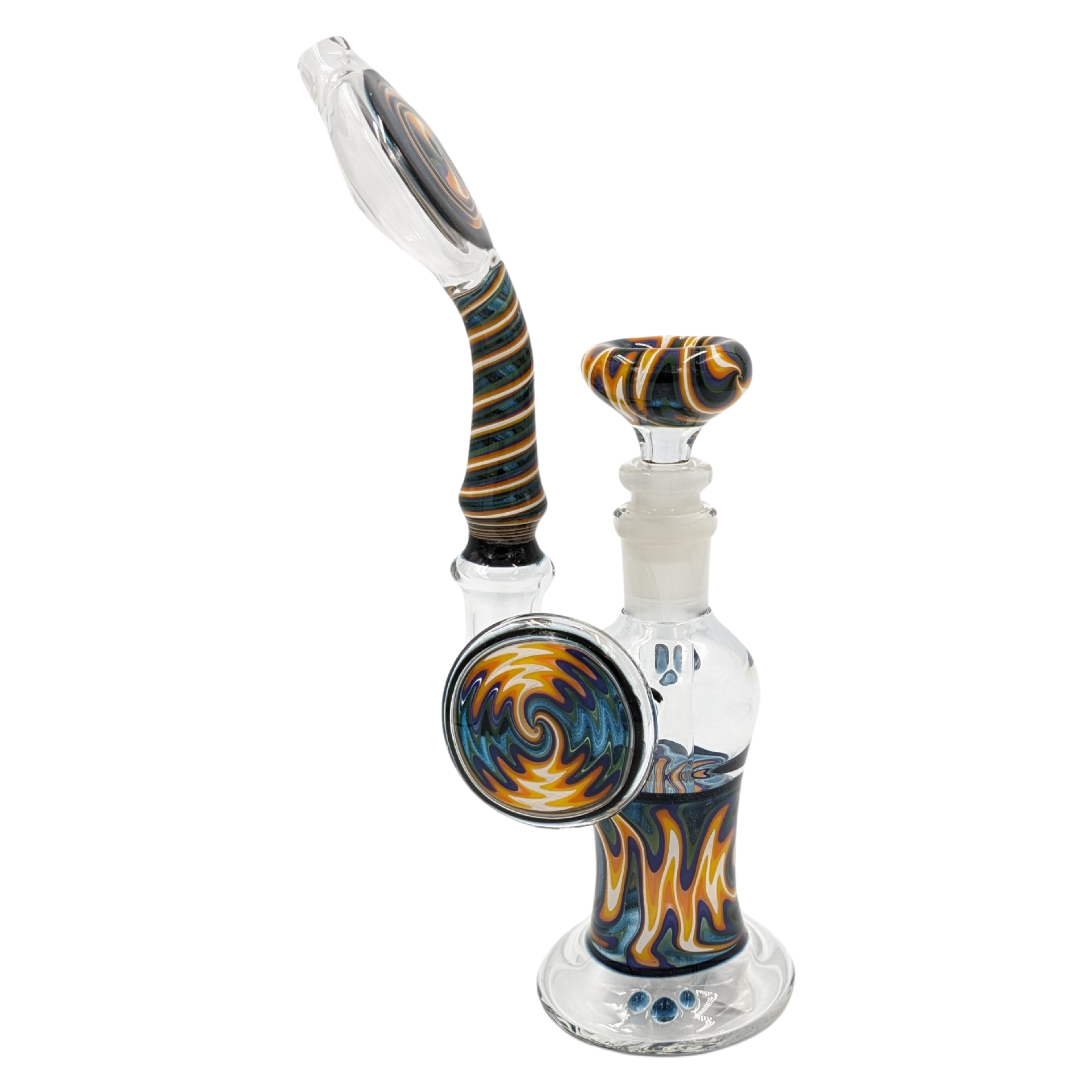 Bubbler | Realazation Glass| Reversal Line Work | Millenium Smoke Shop