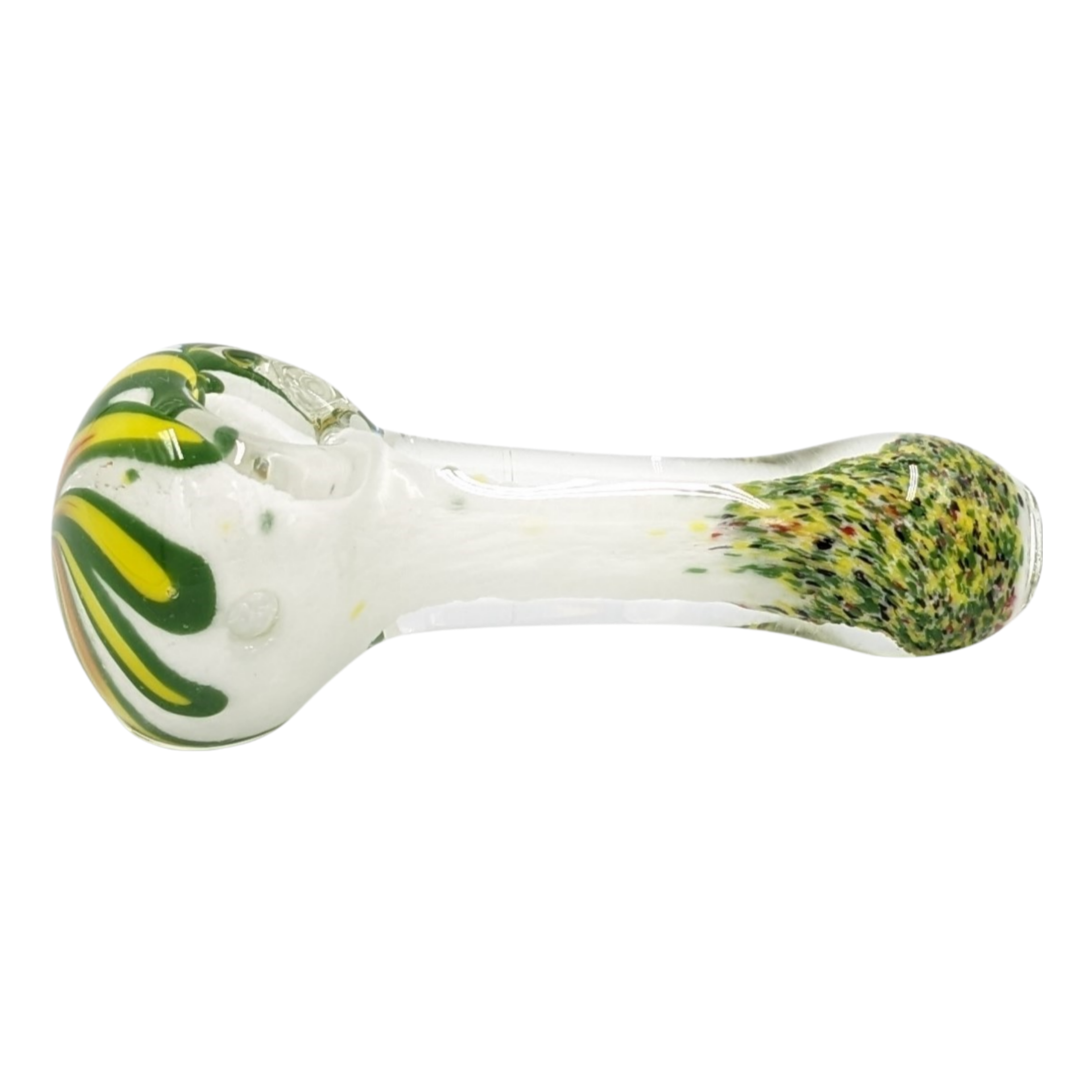 Glass Pipe | Realazation Glass | Spoon | Flower Frit | Millenium Smoke Shop