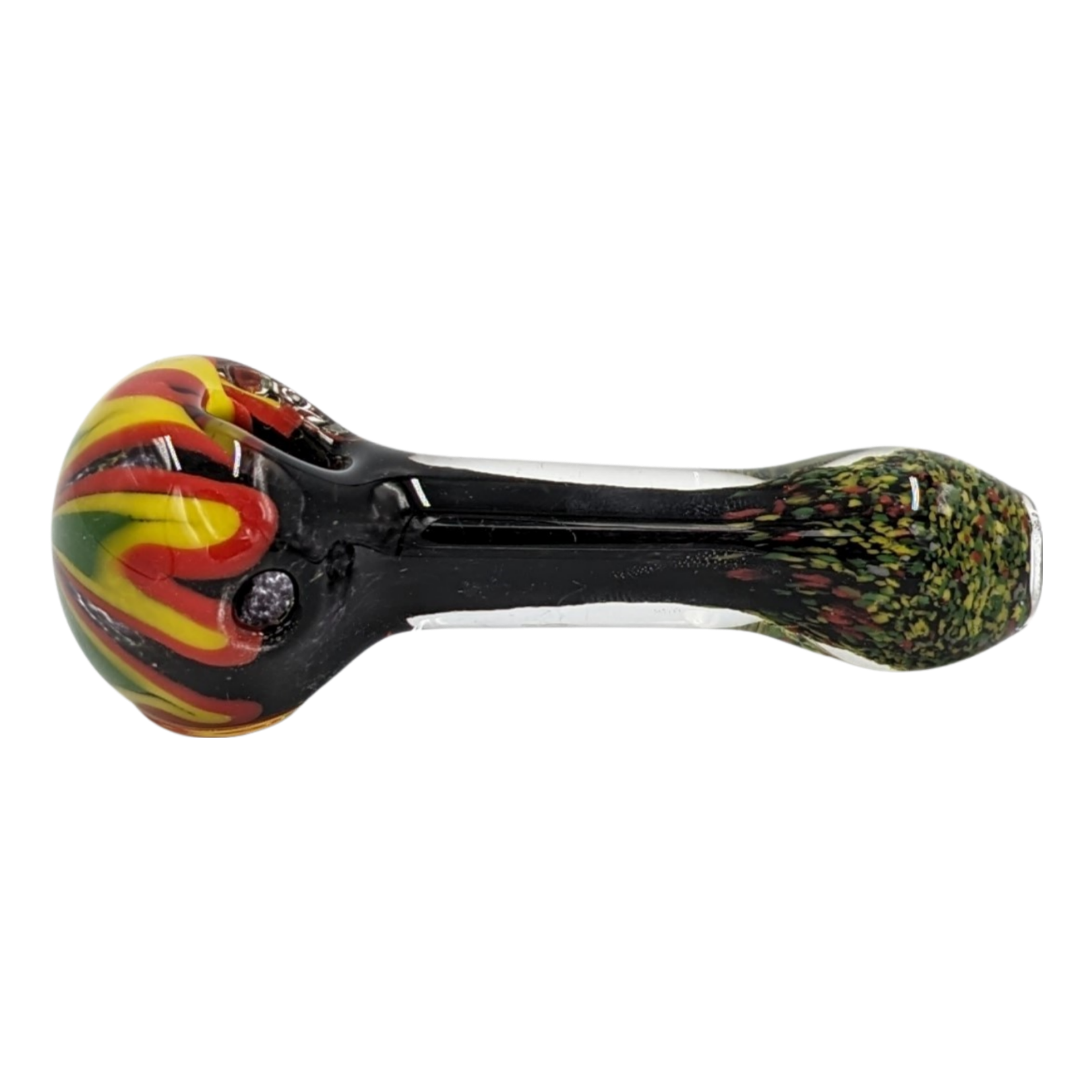 Glass Pipe | Realazation Glass | Spoon | Flower Frit | Millenium Smoke Shop