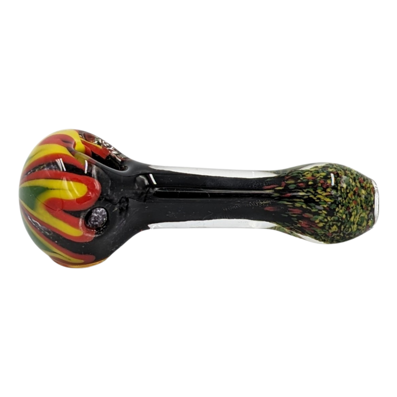 Glass Pipe | Realazation Glass | Spoon | Flower Frit | Millenium Smoke Shop