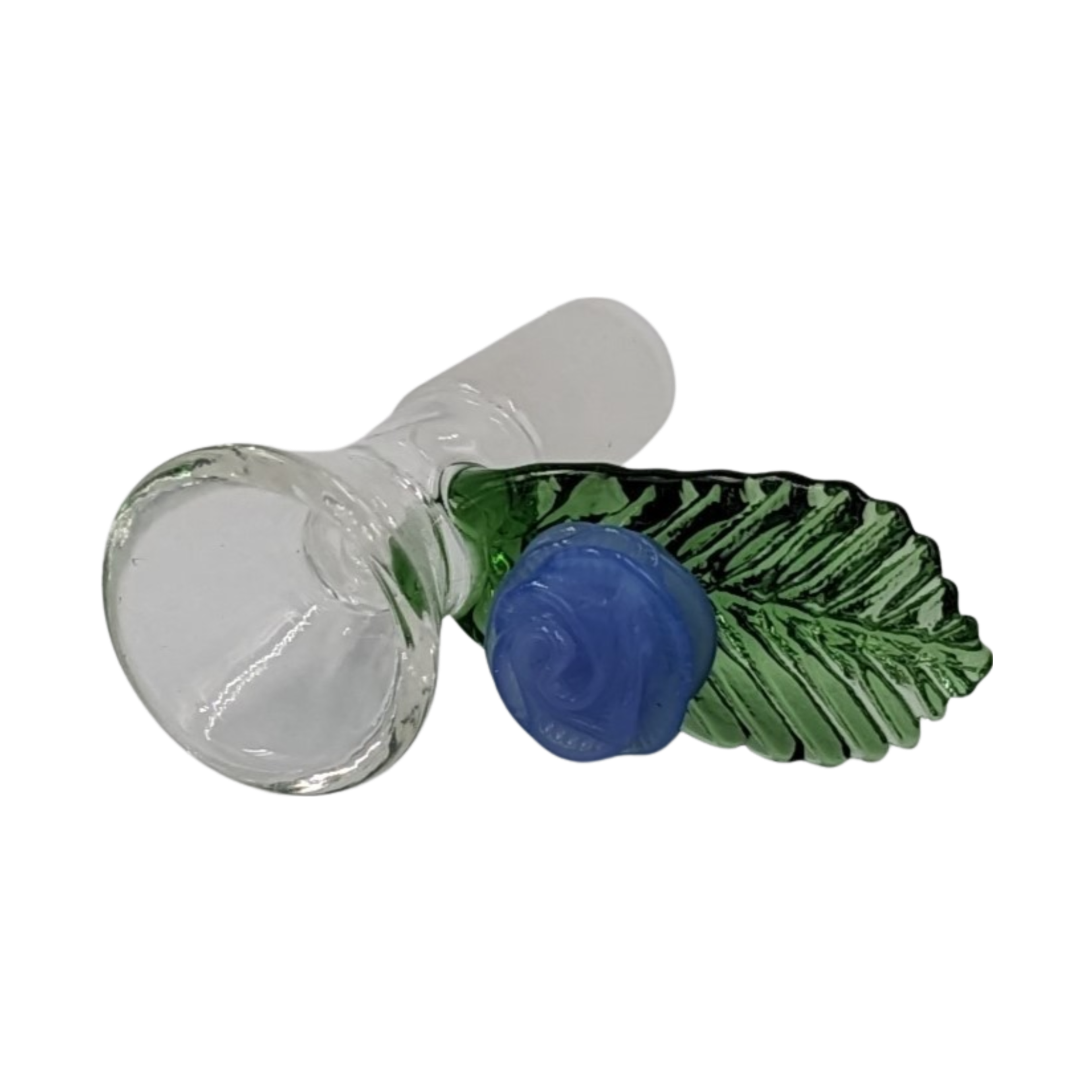 Bowl | JwJ |  Leaf w/ Flower | 14mm | Millenium Smoke Shop