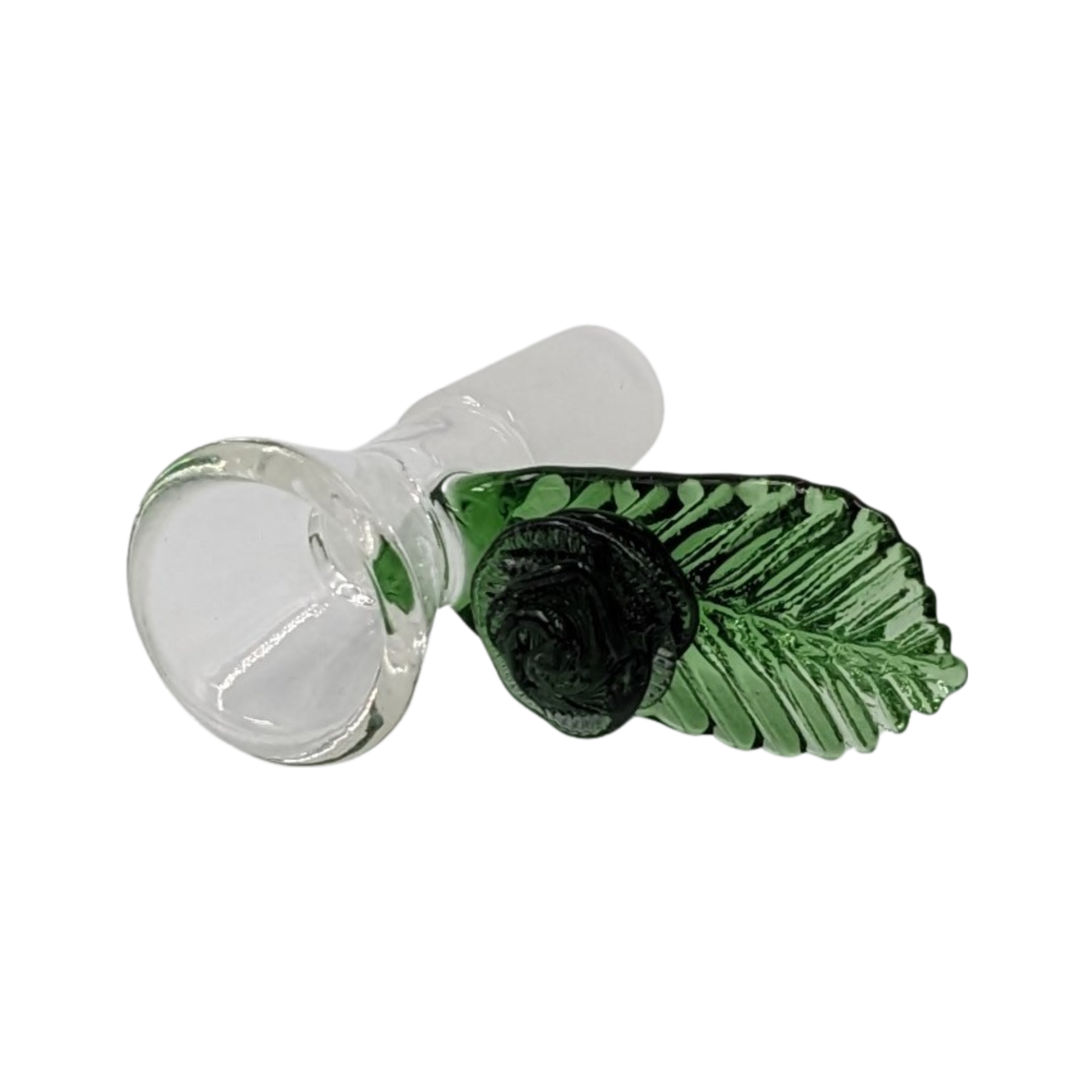 Bowl | JwJ |  Leaf w/ Flower | 14mm | Millenium Smoke Shop