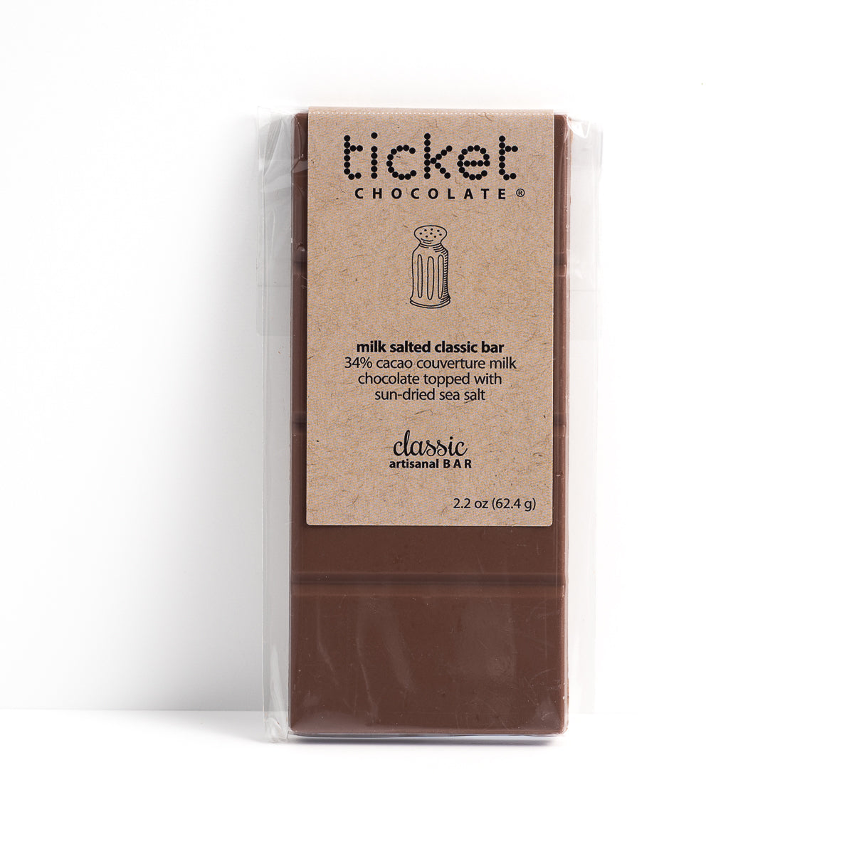 Ticket Chocolate | Chocolate Bar | 2.2oz