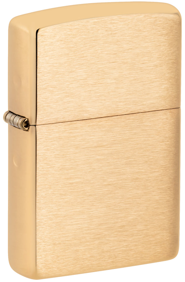 Zippo|  Brushed Brass| 204B
