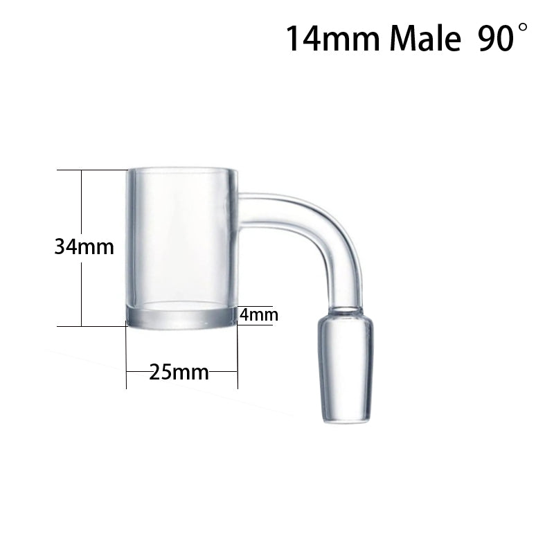 Quartz | Banger | 14mm Male | 90°
