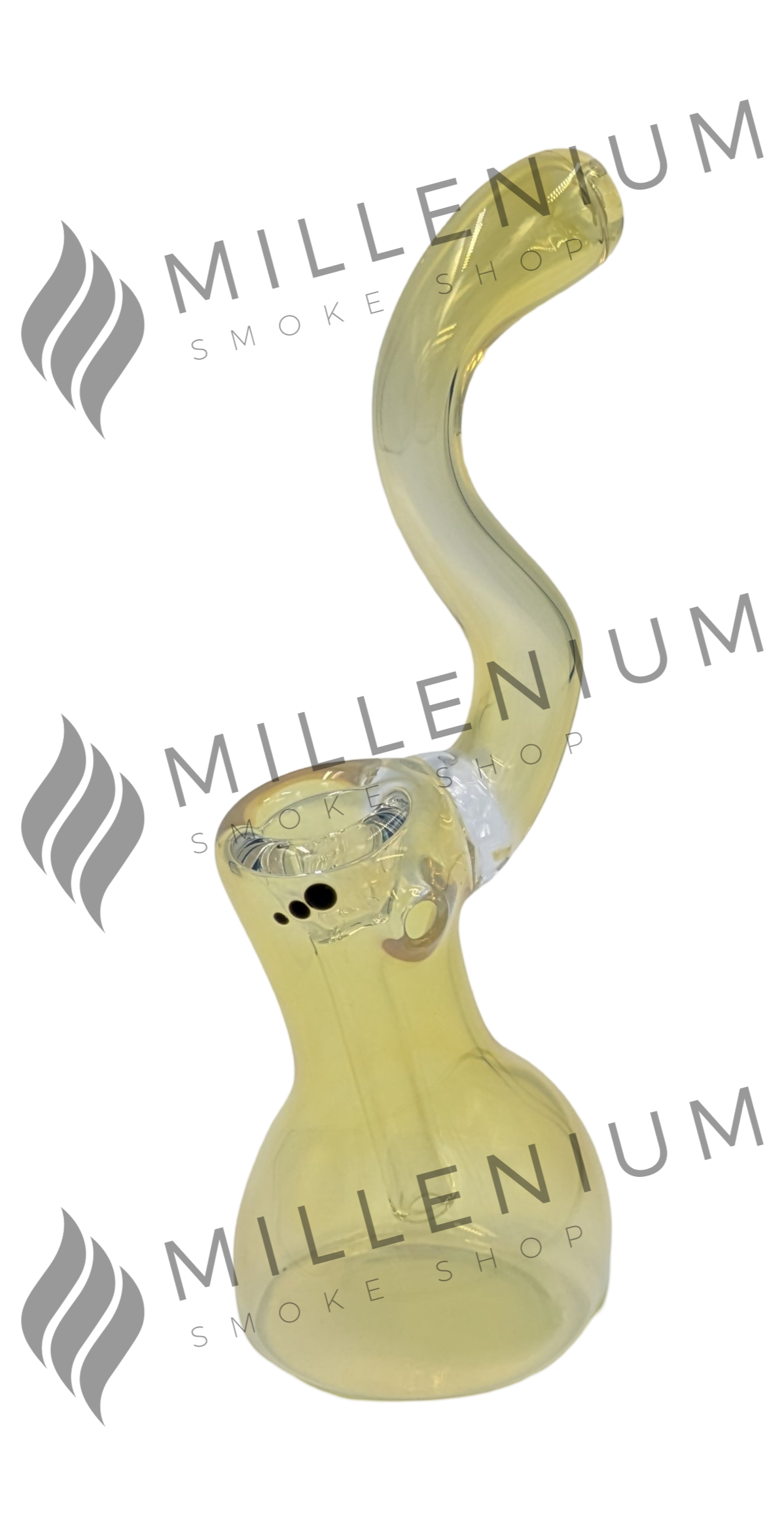 Bubbler | 3Dot Blaine | Silver Fumed | Standup