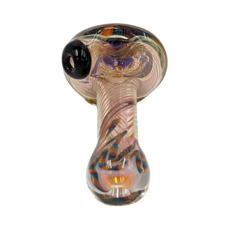 Glass Pipe | Talent Glass Works | Spoon | Three Dichro Petal | 3Pet | Millenium Smoke Shop