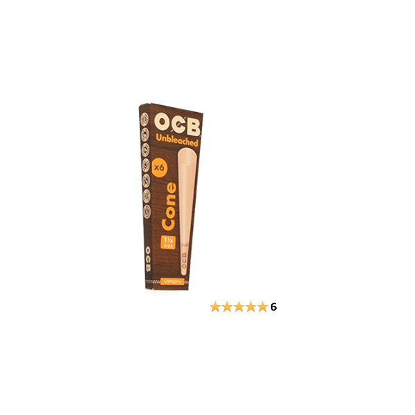 Cone | OCB Unbleached | 1.25 | 6pk | Millenium Smoke Shop