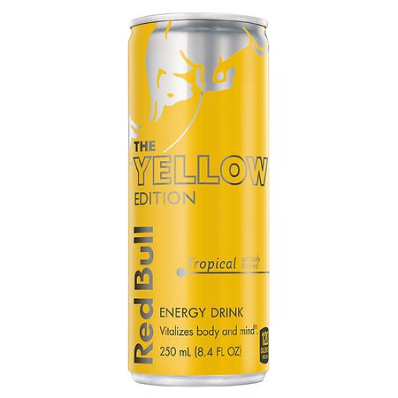 Beverage | Red Bull | Yellow | Tropical | 8.4fl oz