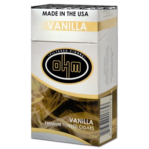 OHM| Filtered cigars| Vanilla