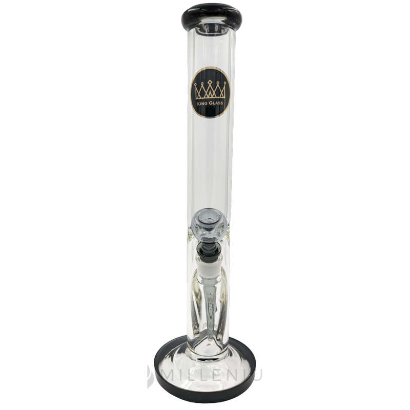 Waterpipe | KIng Glass | Straight Beaker | 16" 7mm | 54559 | Millenium Smoke Shop