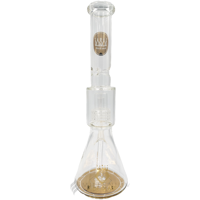 Waterpipe | King Glass | 17" Beaker | Matrix Perc | 54604 | Millenium Smoke Shop