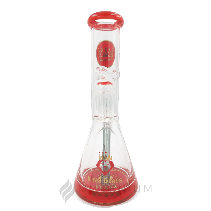 Waterpipe | KIng Glass | 12" Beaker | Tree Perc | 54606 | Millenium Smoke Shop