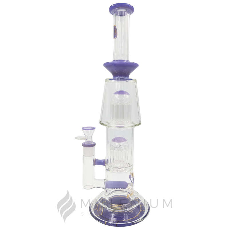 Waterpipe | King Glass | Inline and Double Tree Perc | 54778 | Millenium Smoke Shop