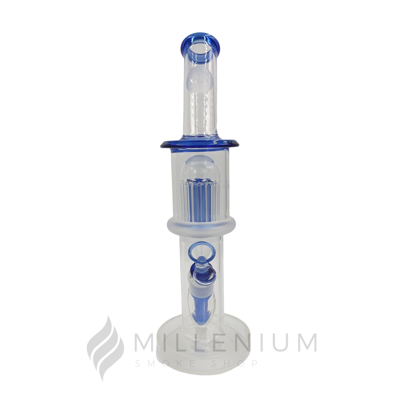 Waterpipe | King Glass | Sandblasted | Tree Perc | 54786 | Millenium Smoke Shop