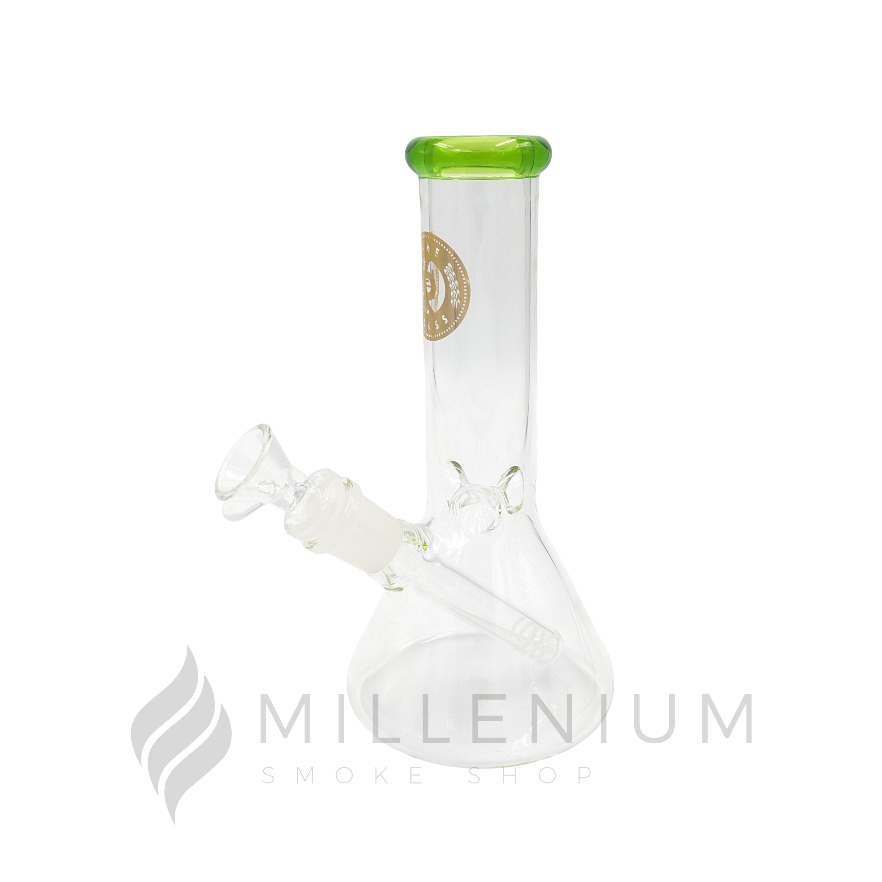 Waterpipe | Dime Glass | Beaker 8" | 54792 | Millenium Smoke Shop