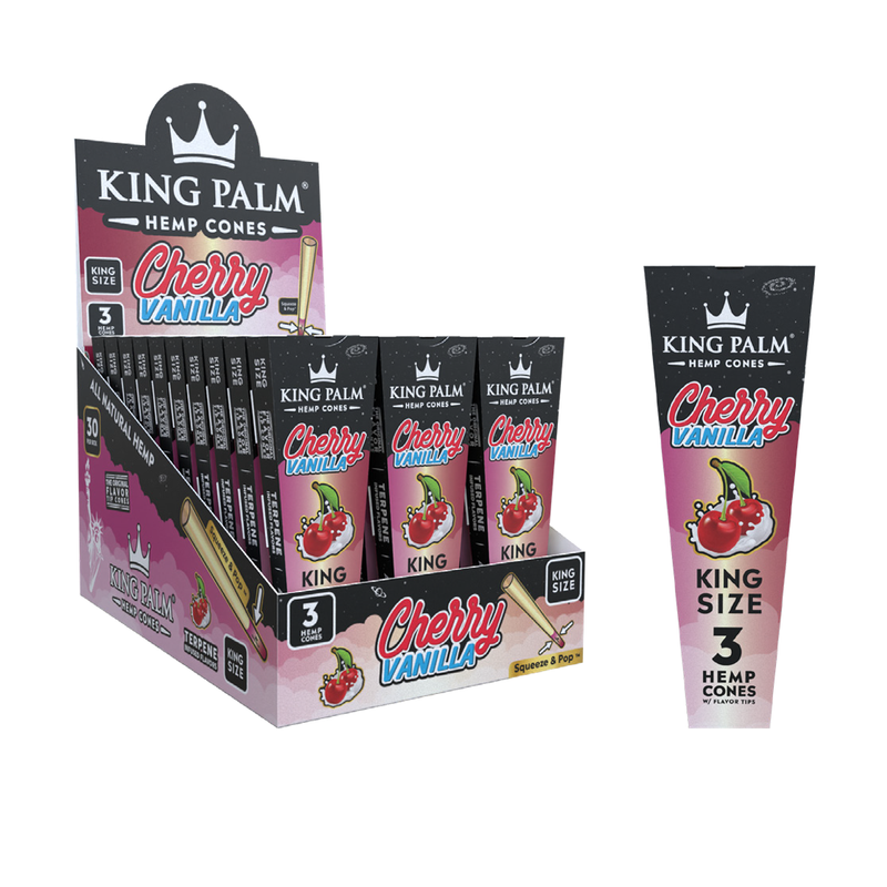 Cones | King Palm | Hemp | King Size 3pk | Millenium Smoke Shop