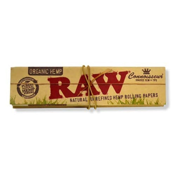 Raw: Connoisseur Organic KingSl-w/tip : 1 1/4 | Millenium Smoke Shop