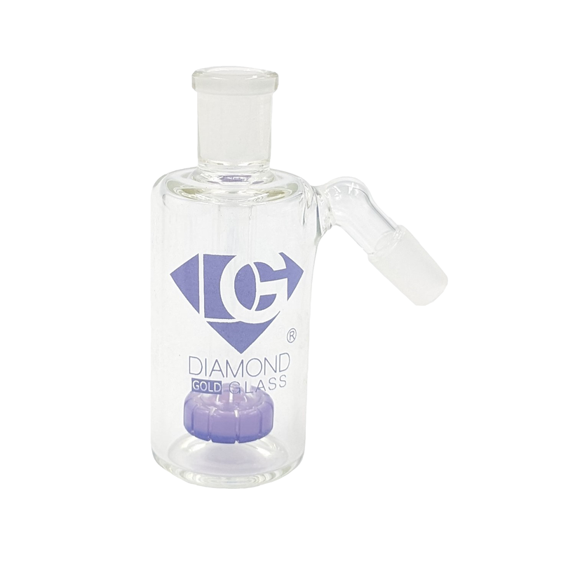 Ash Catcher | Diamond Glass | DGA442-1445 | 14mm | 45¬∞ | Millenium Smoke Shop