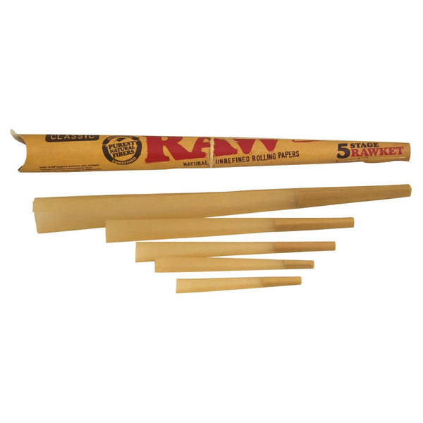 Cone: Raw 5 Stage Rawket | Millenium Smoke Shop
